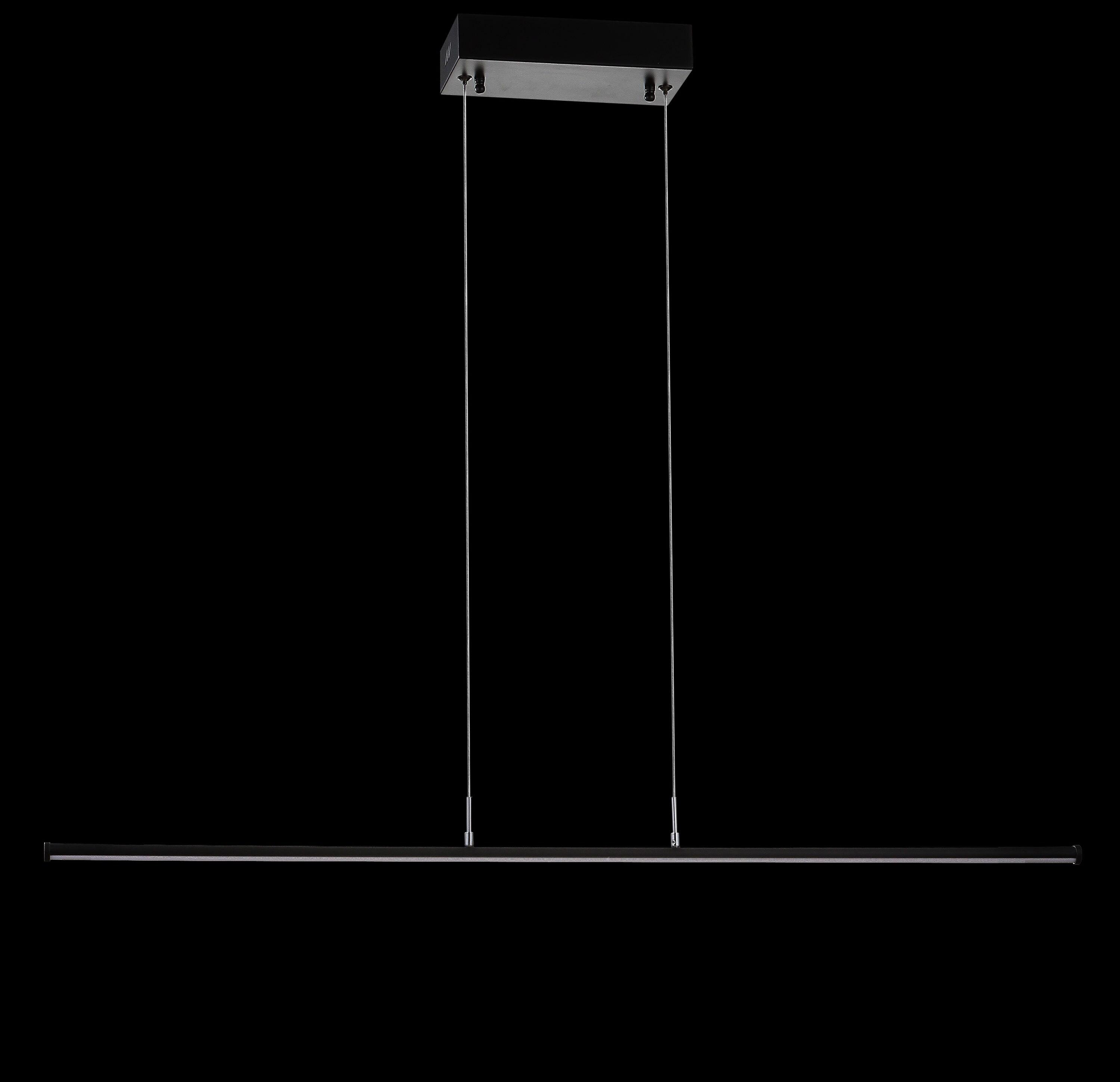 Conley 39.5" Dimmable Adjustable Integrated LED Metal Linear Pendant, Black