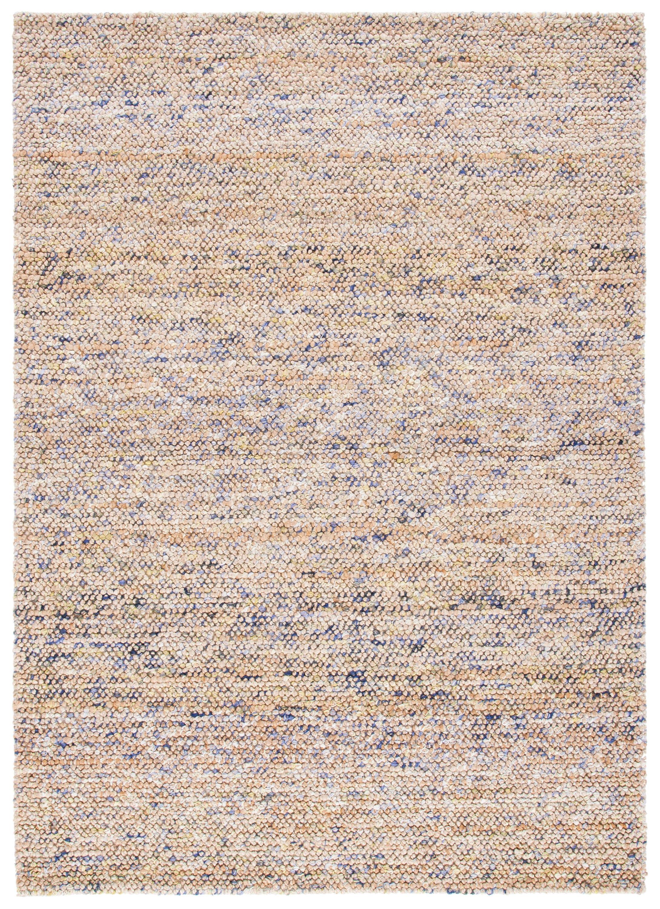 Bohemian BOH901 Hand Woven Indoor Area Rug - Natural/Purple - 4'x6' - Safavieh