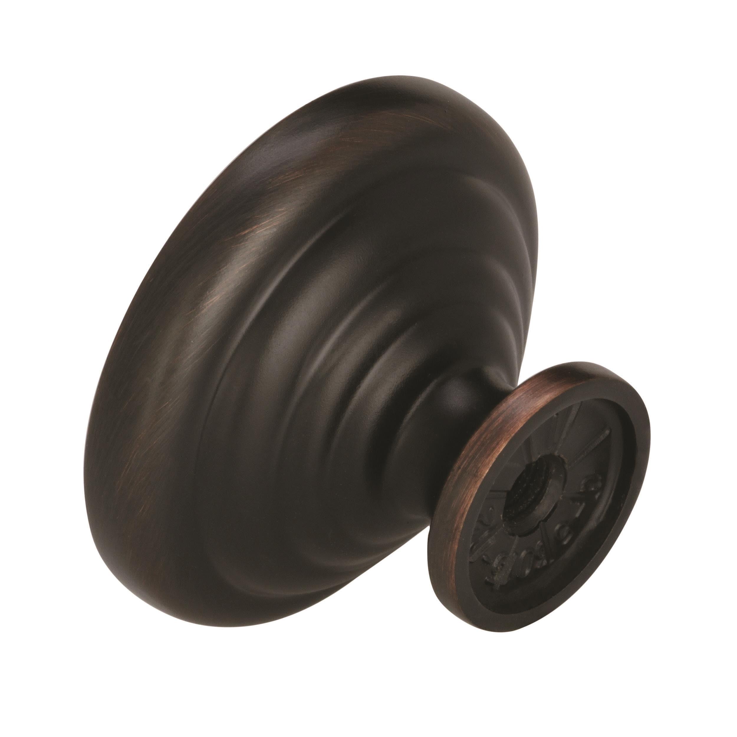 Amerock Allison Round Cabinet Knob 1-1/4 in. D 15/16 in. Oil Rubbed Bronze 1 pk