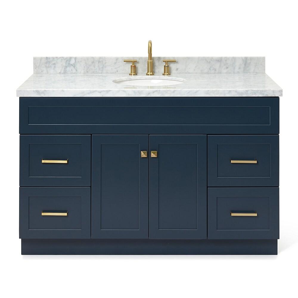 Ariel F055scwovo Hamlet 55" Free Standing Single Basin Vanity Set - Blue