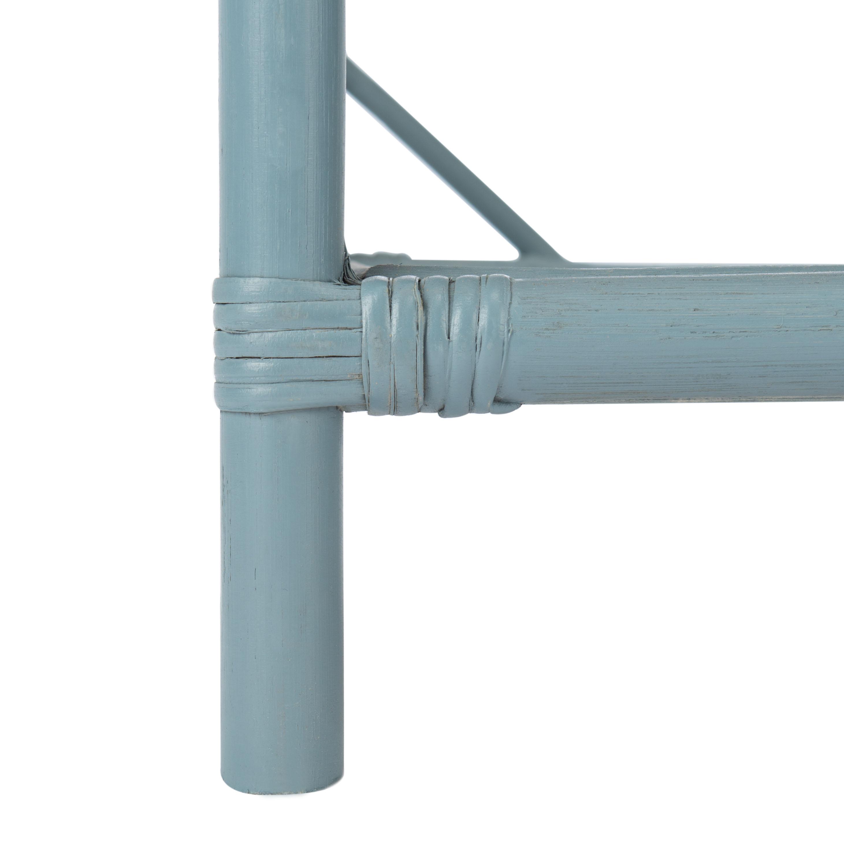 Roya 1 Drawer 1 Shelf Nightstand - Blue Grey/Natural - Safavieh.