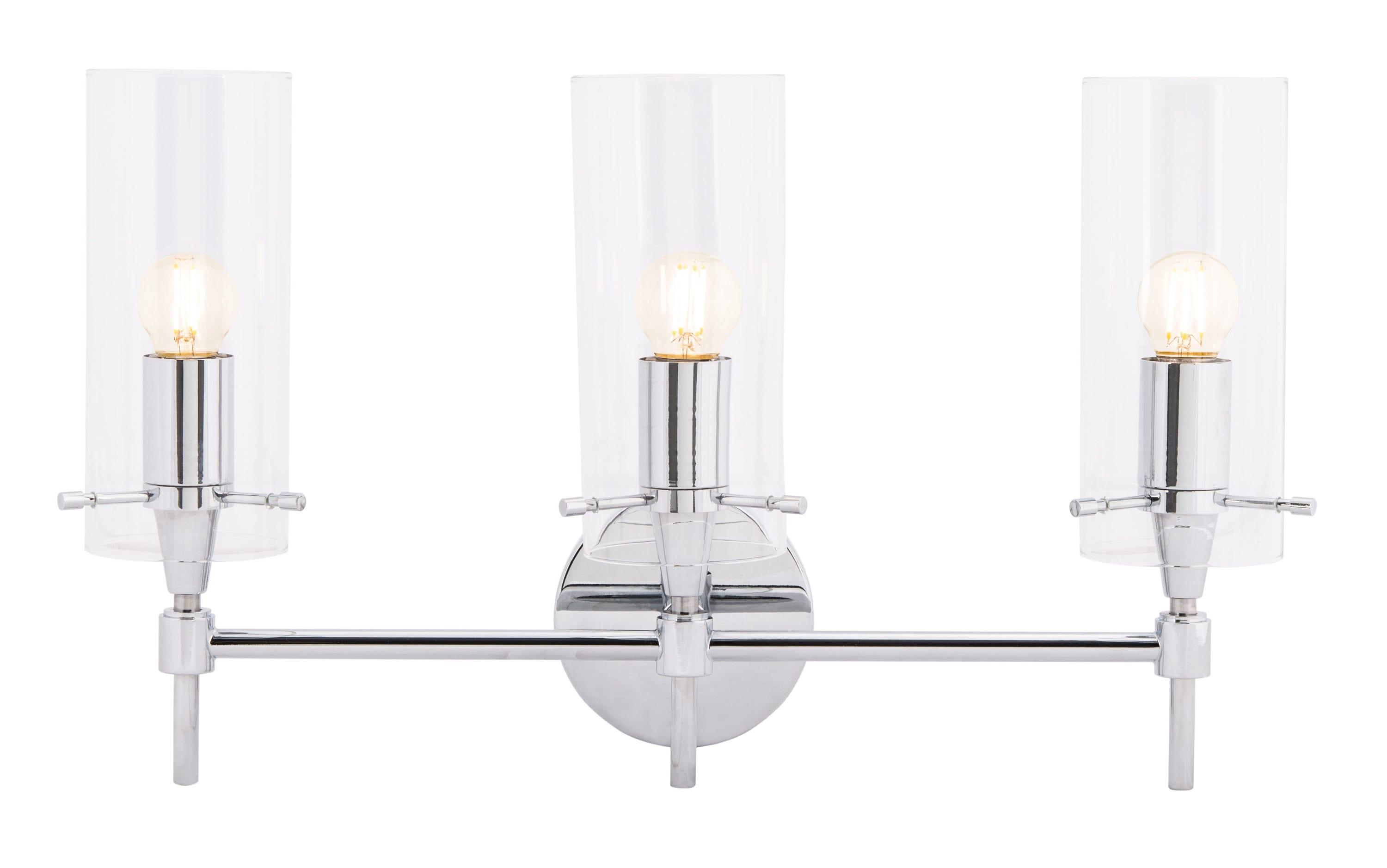 Norala Vanity Sconce - SCN5001 - Chrome - Safavieh