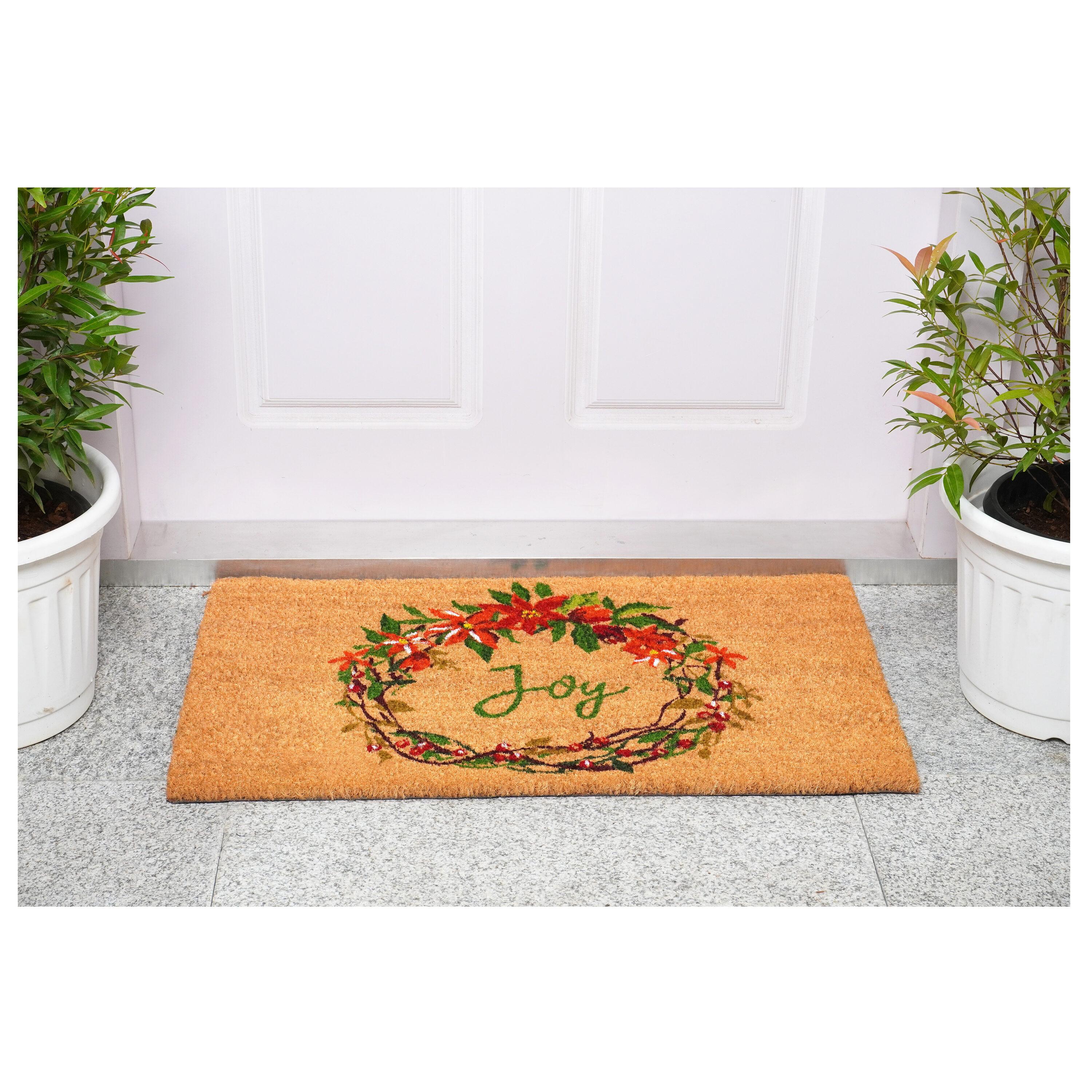 Calloway Mills 107552436 24 x 36 in. Christmas Joy Doormat - Multi Color