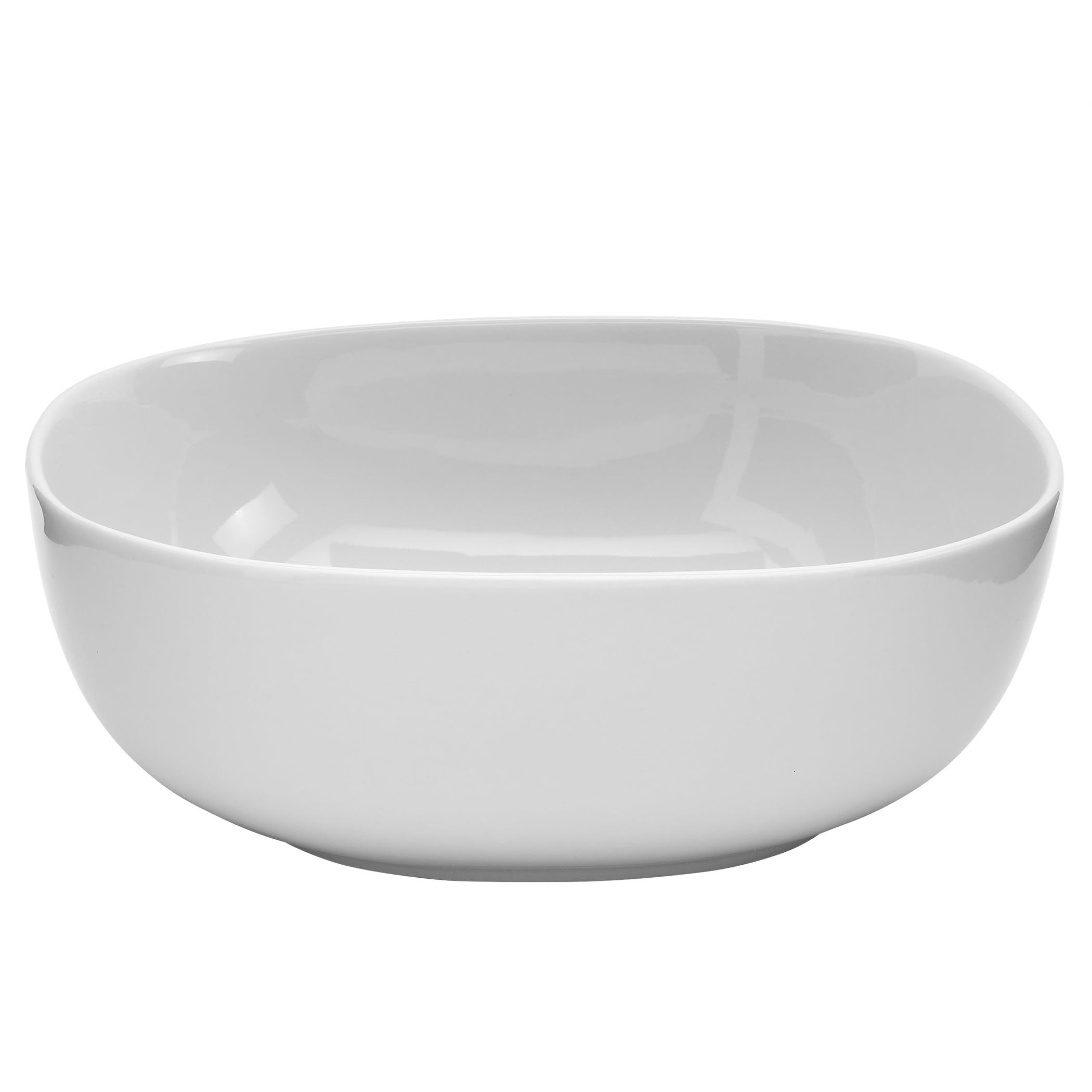 Denmark White Porcelain Chip Resistant Scratch Resistant Grade Serveware, 3 Piece Serving Bowl Set