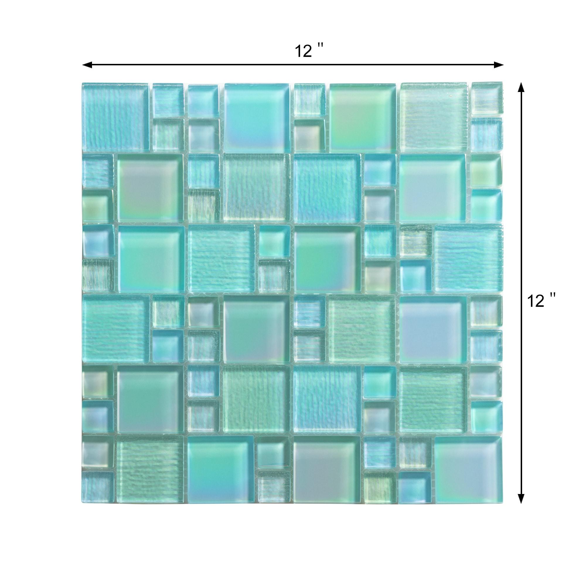 WS Tiles® Reflections Artista Glass Versailles Mosaic Sheet Tile