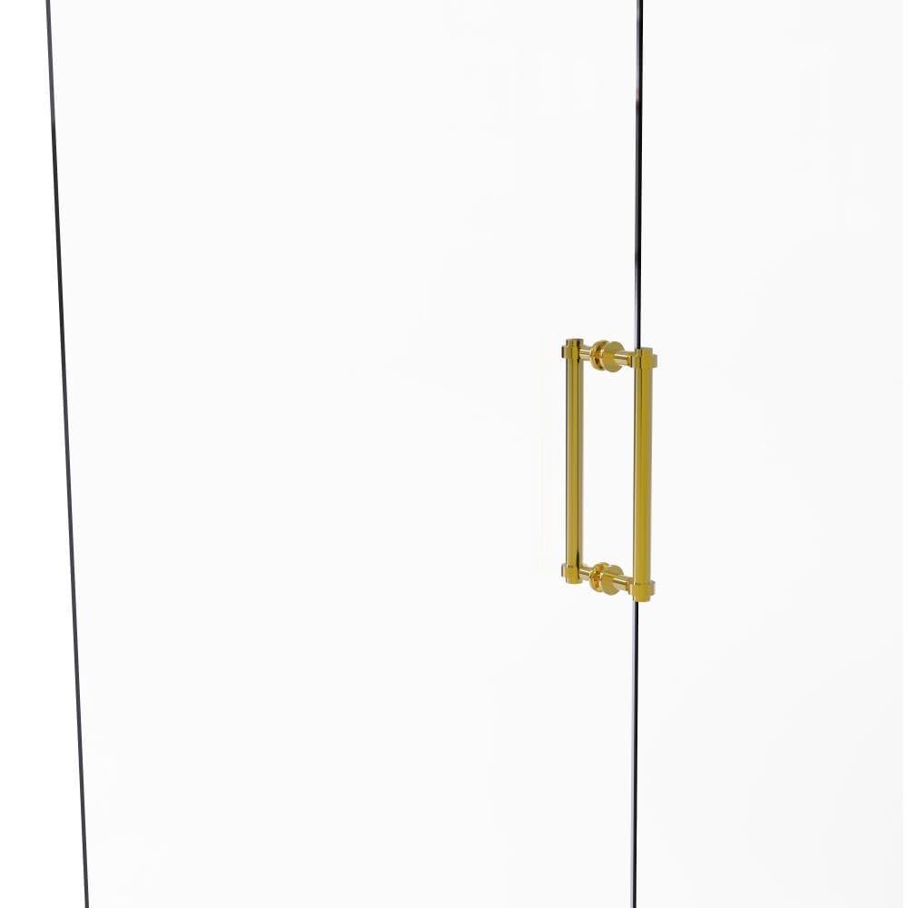 Allied Brass Contemporary Back to Back Shower Door Pull With Smooth Accents