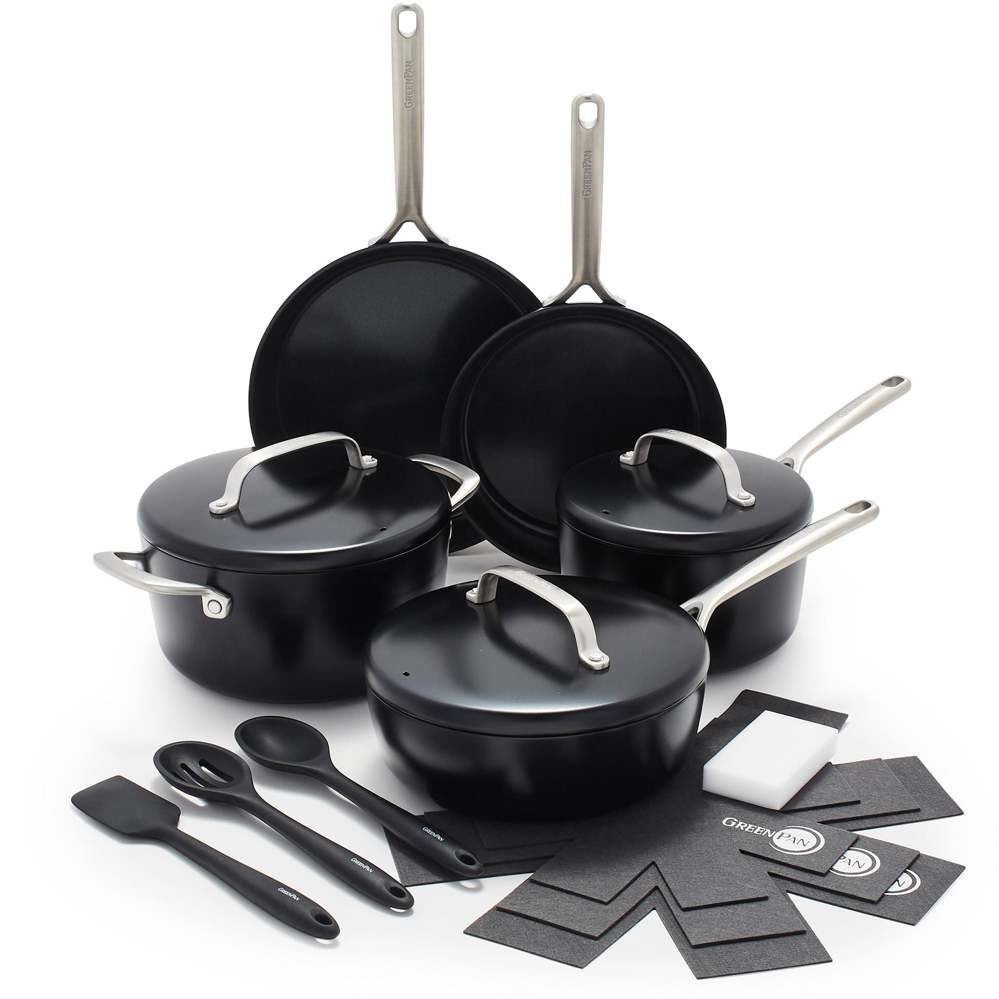 Greenpan 14-in Ceramic Cookware set with Lid