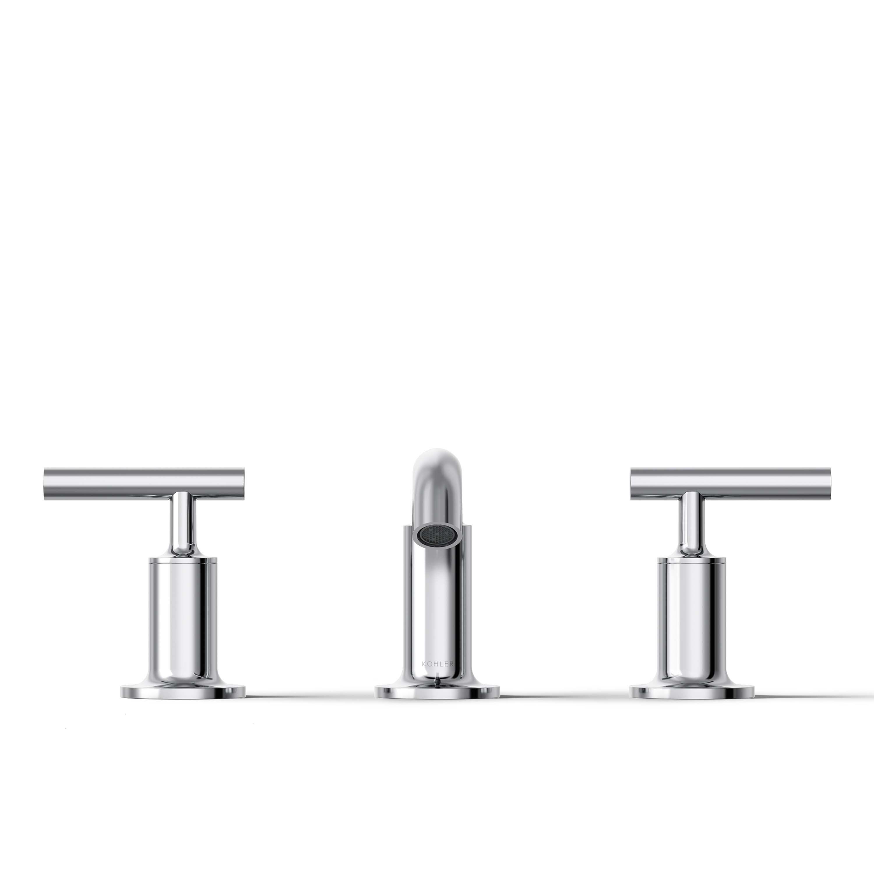 Purist® Widespread Bathroom Faucet with Drain Assembly