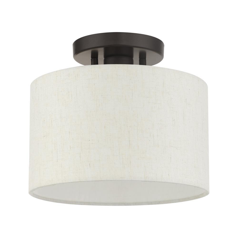 Darian Fabric Semi Flush Mount