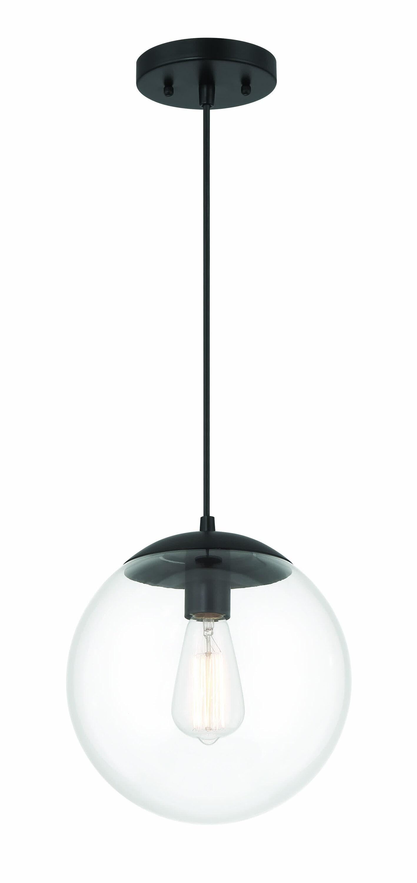 Craftmade Lighting Gaze 1 - Light Pendant in  Flat Black