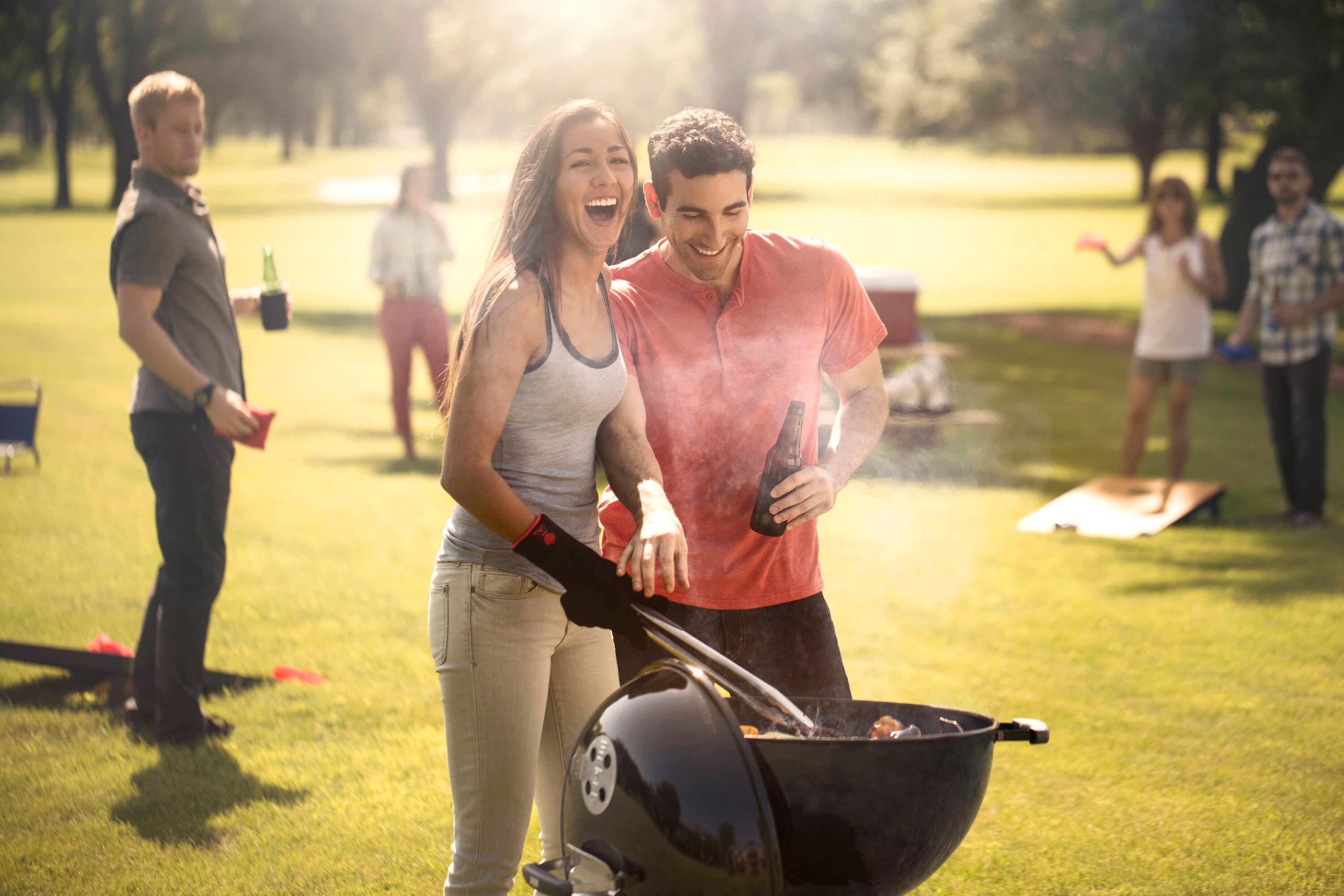 Weber Original Kettle Premium 22-Inch Charcoal Grill - Black - 14401001