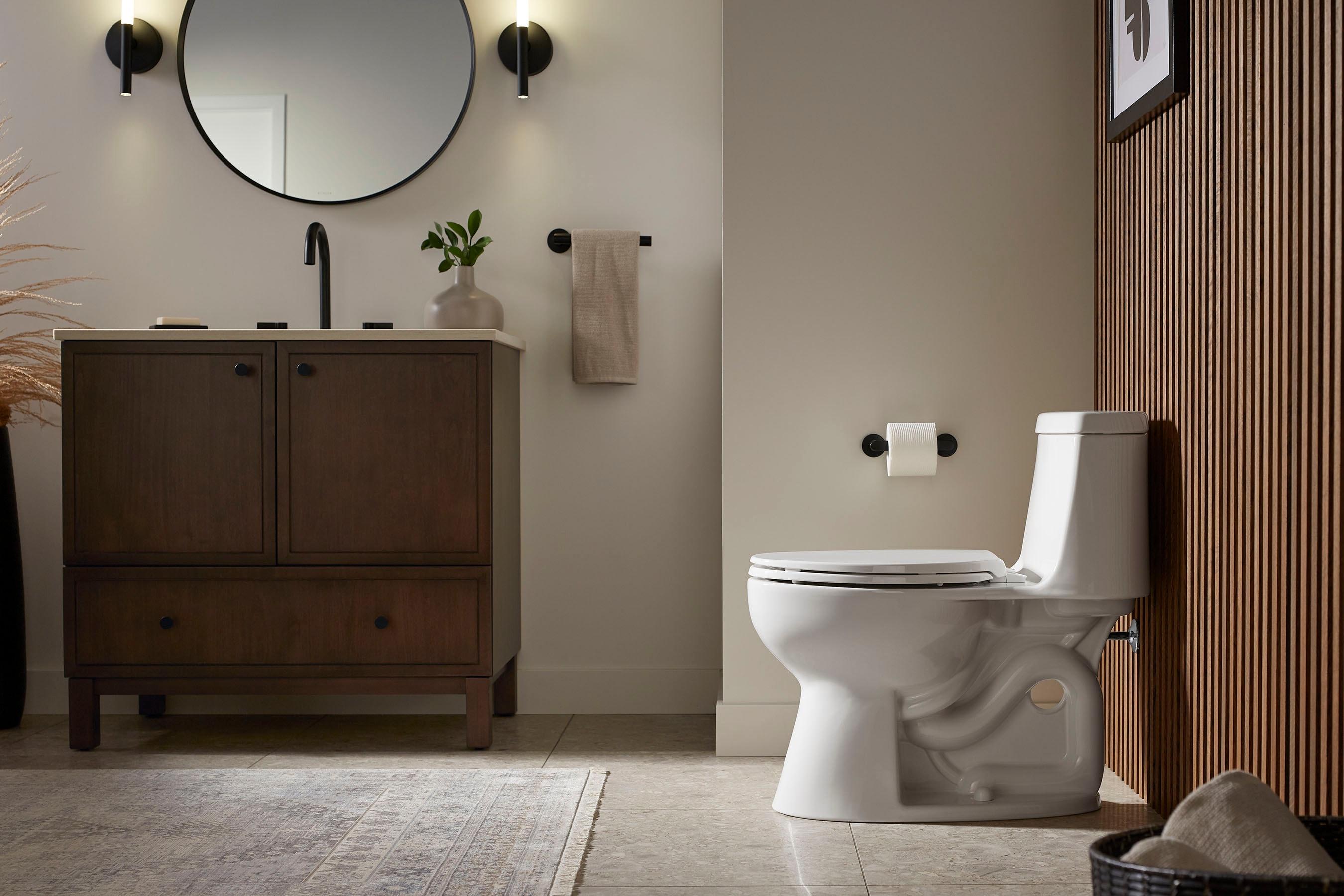 Santa Rosa One-Piece Compact Elongated 1.6 Gpf Toilet With Revolution 360 Swirl Flushing Technology