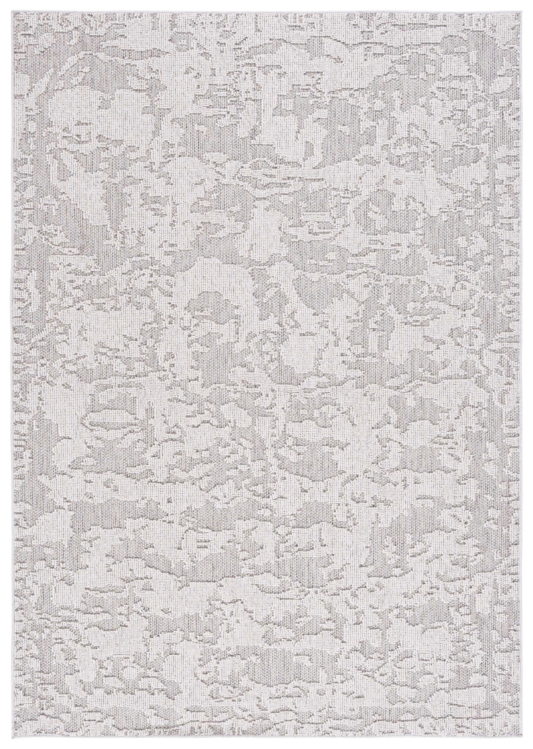 Global GLB224 Power Loomed Indoor/Outdoor Area Rug - Gray/Light Gray - 8'9"x11'9" - Safavieh.