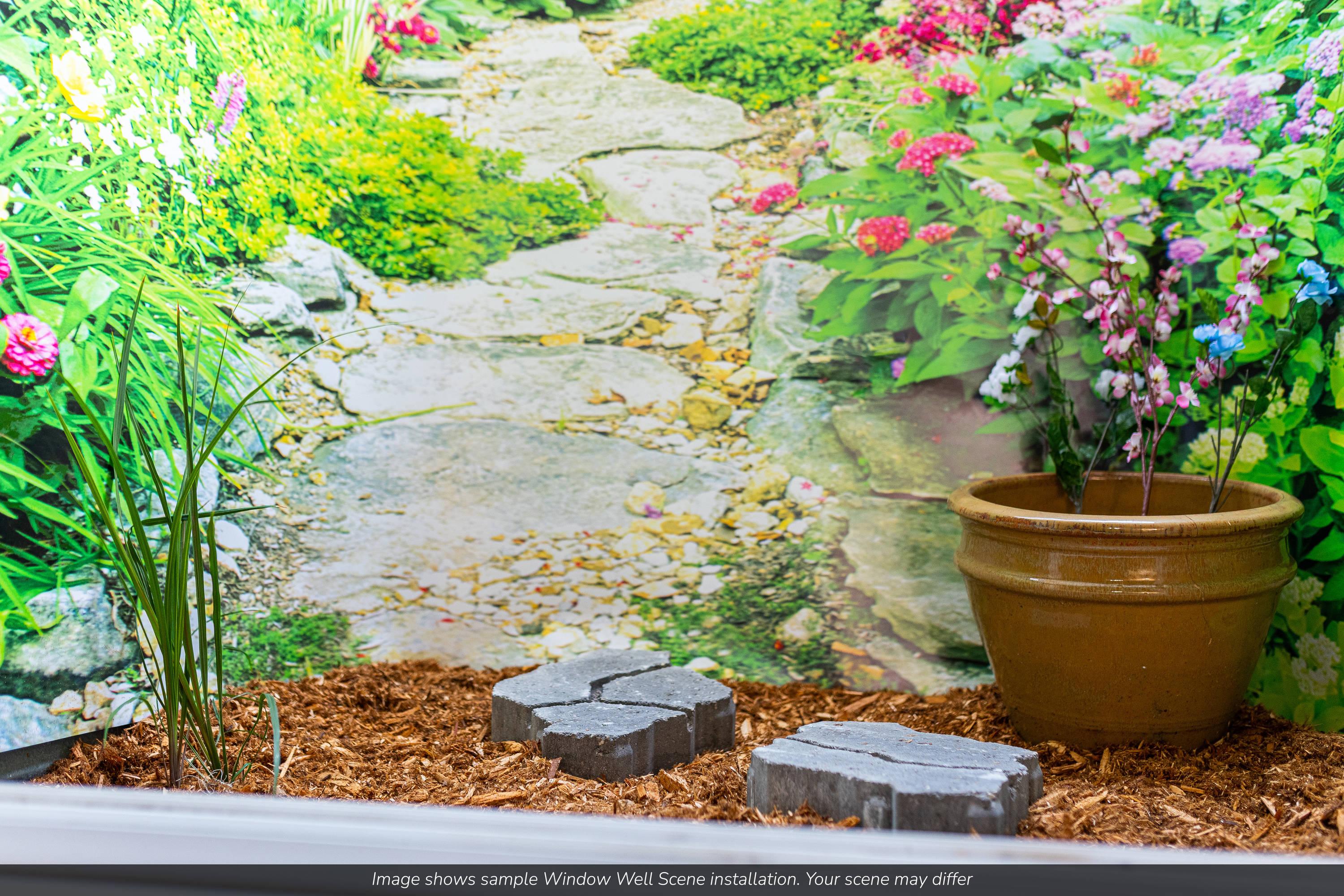 Biggies 120" Brick Window Well Scenes