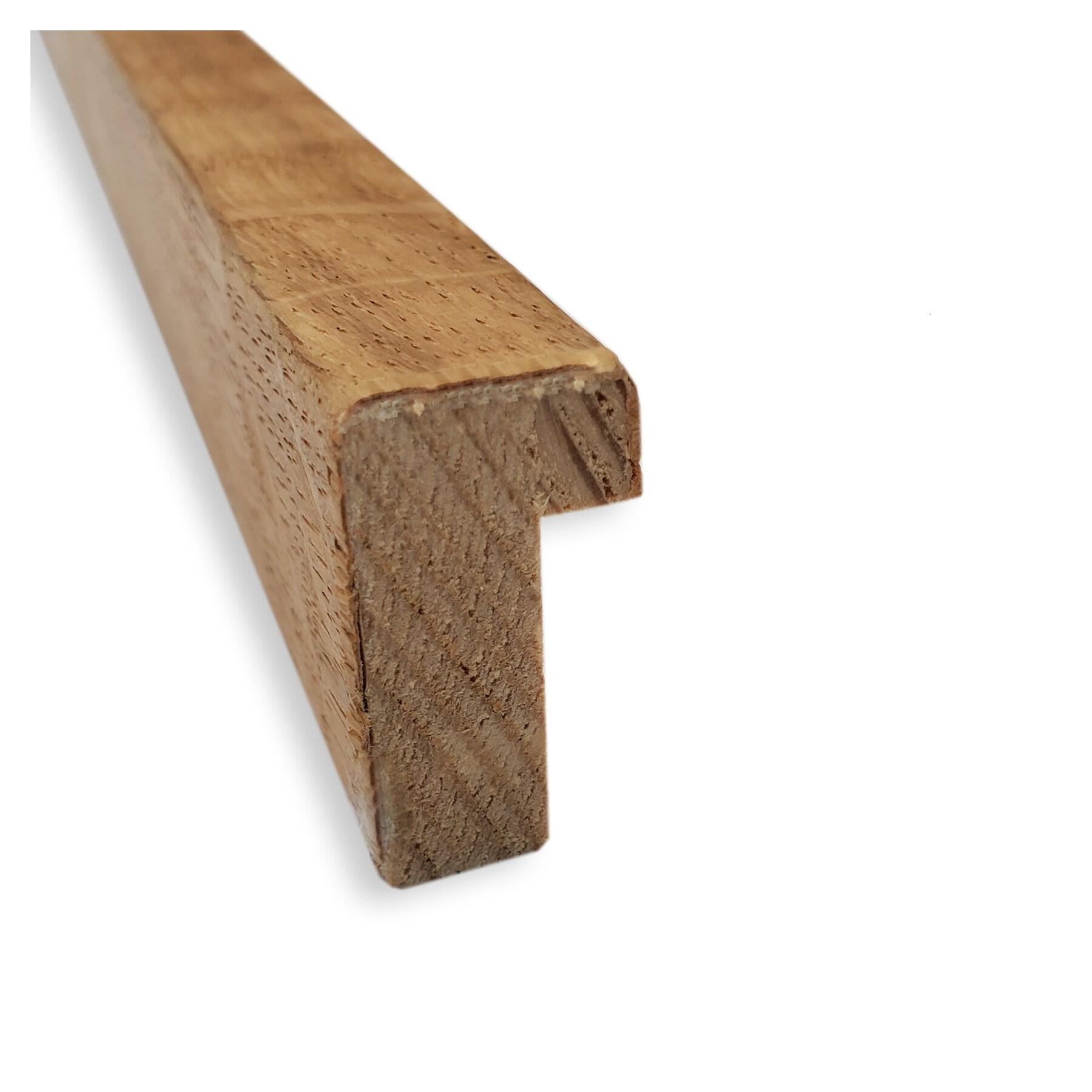 Amanti Art Carlisle Blonde Narrow Wood Picture Frame Opening Size 18x24 in.