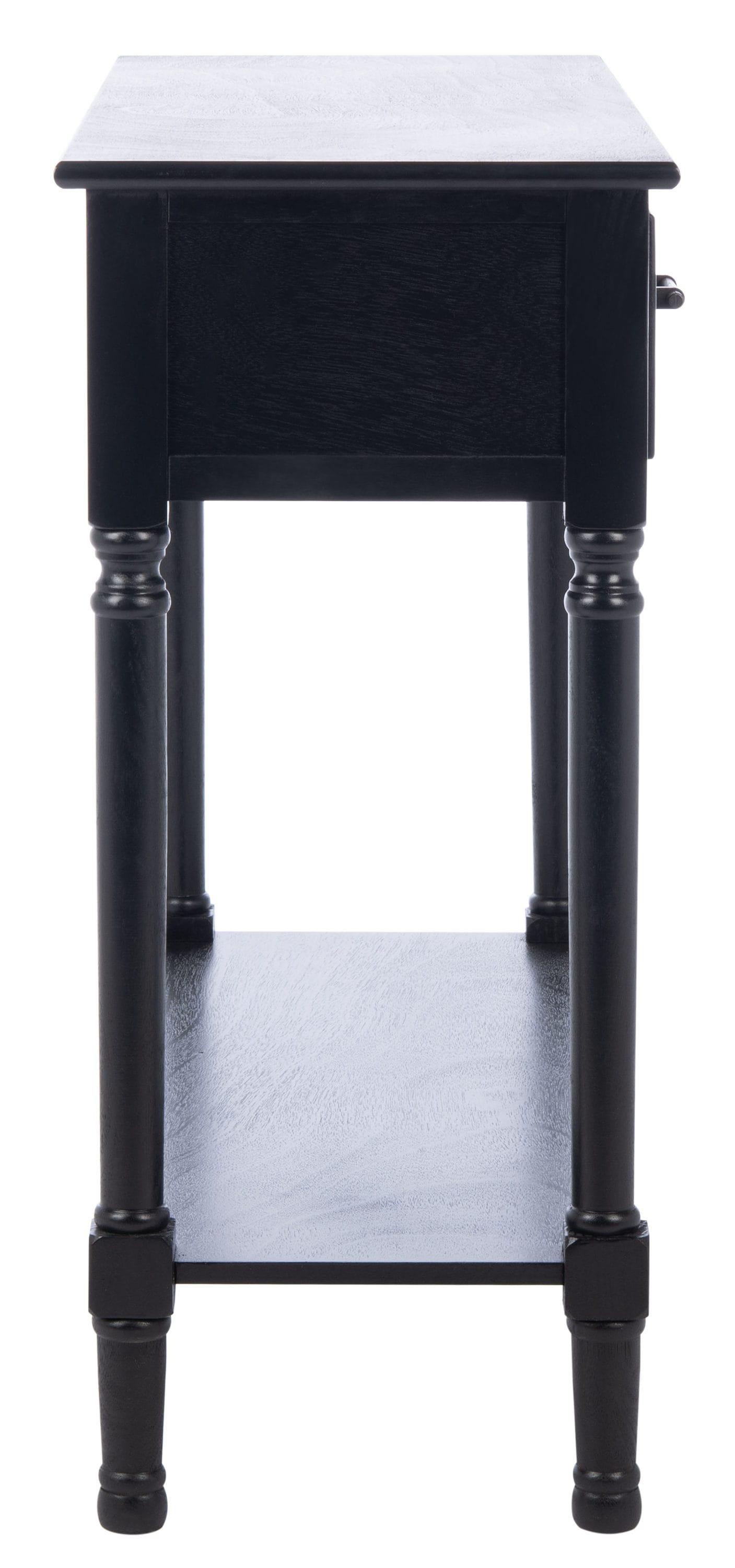 Ryder 2 Drawer Console Table - Black - Safavieh