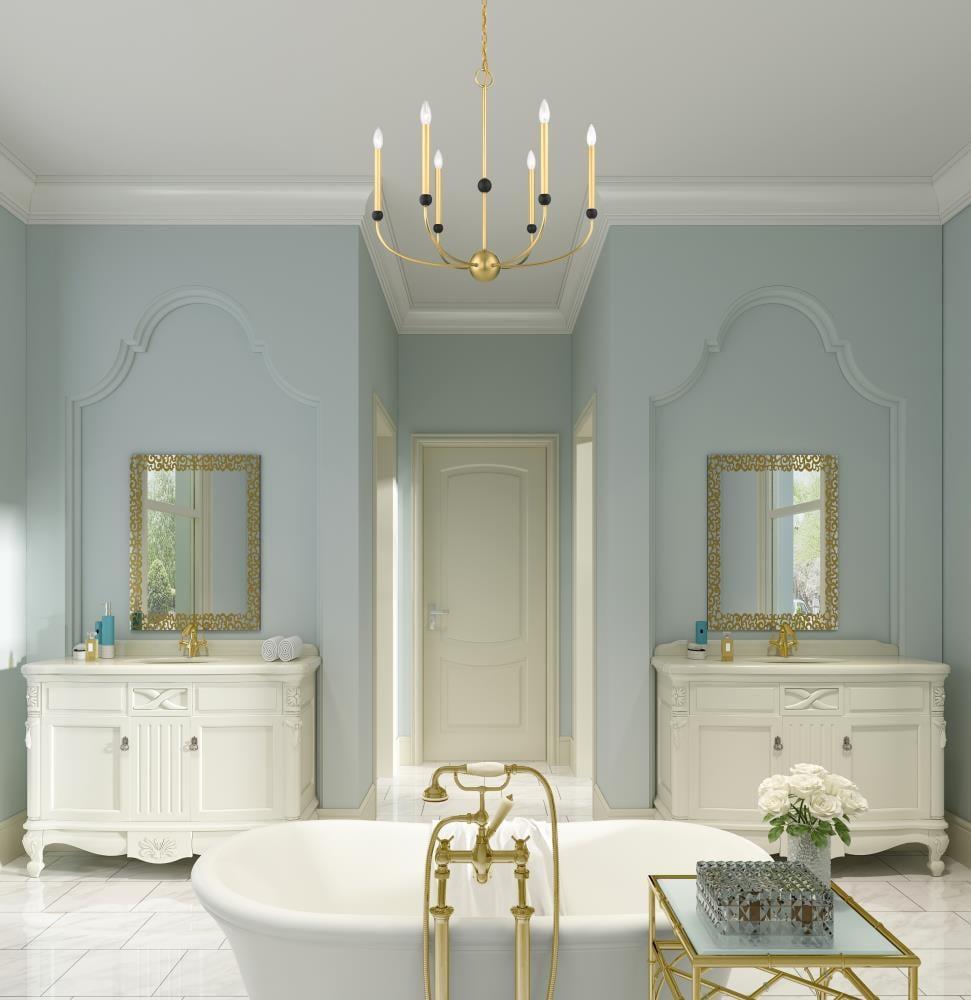 6 - Light Dimmable Chandelier