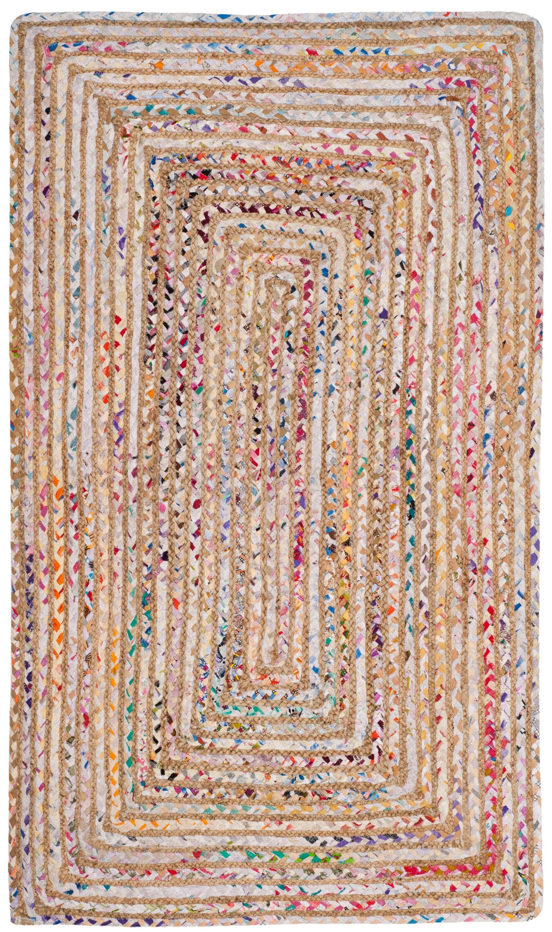 Cape Cod CAP202 Woven Indoor Area Rug - Beige/Multi - 2'x3' - Safavieh