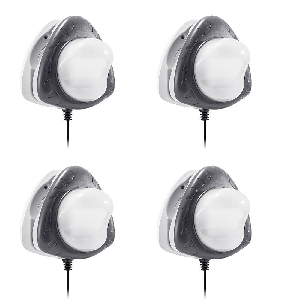 Intex Above Ground Underwater LED Magnetic Swimming Pool Wall Light (2 Pack)