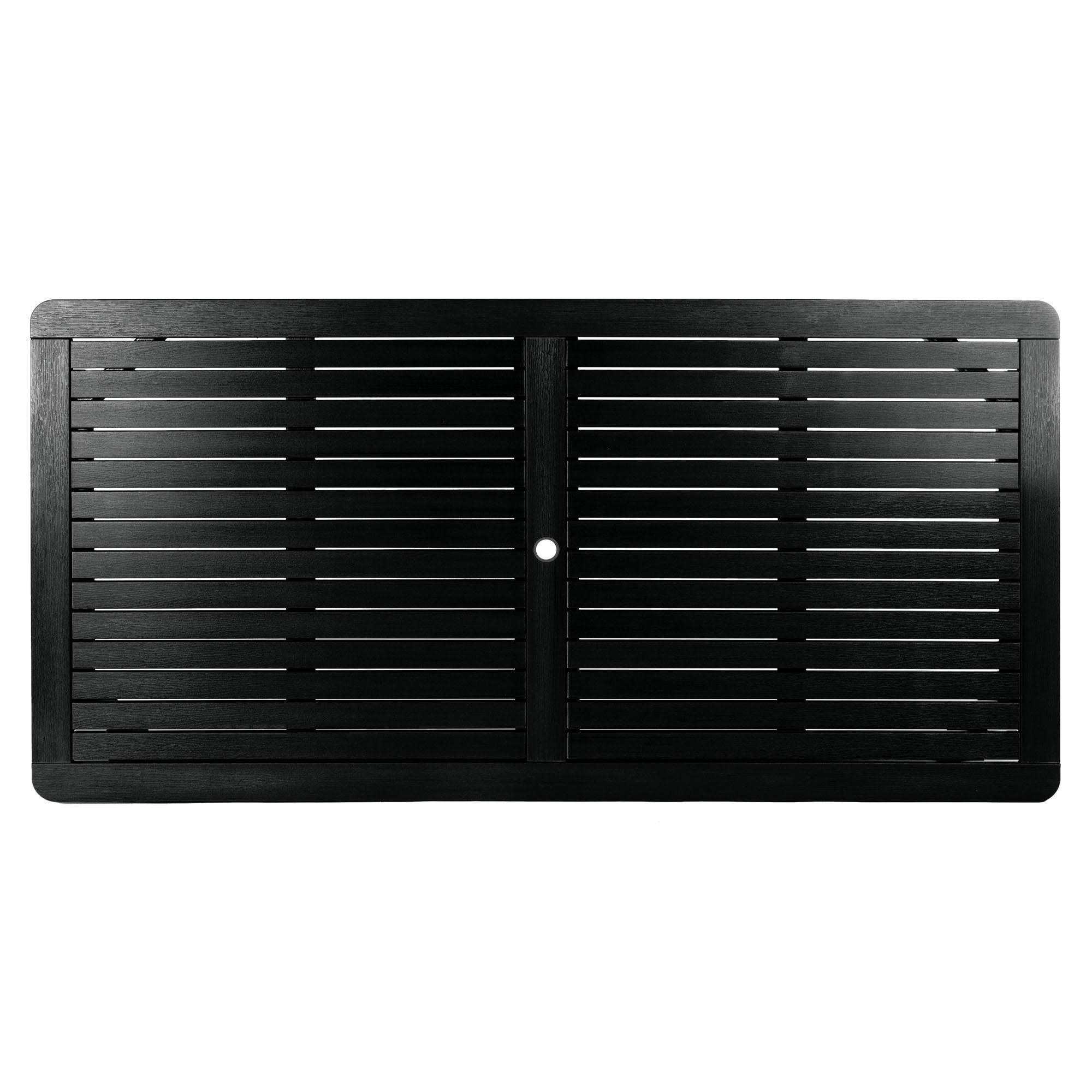 Highwood 7-pc Weatherly Dining Set - 42" x 84" Rectangle Table, Counter Height, Outdoor, Eco-friendly, Synthetic Wood