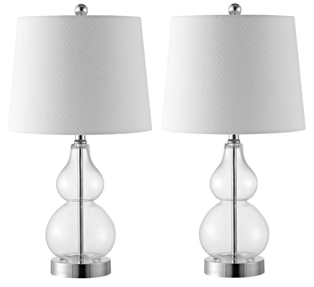 Brisor Table Lamp (Set of 2) - 22 Inch Height - TBL4222 - Clear - Safavieh