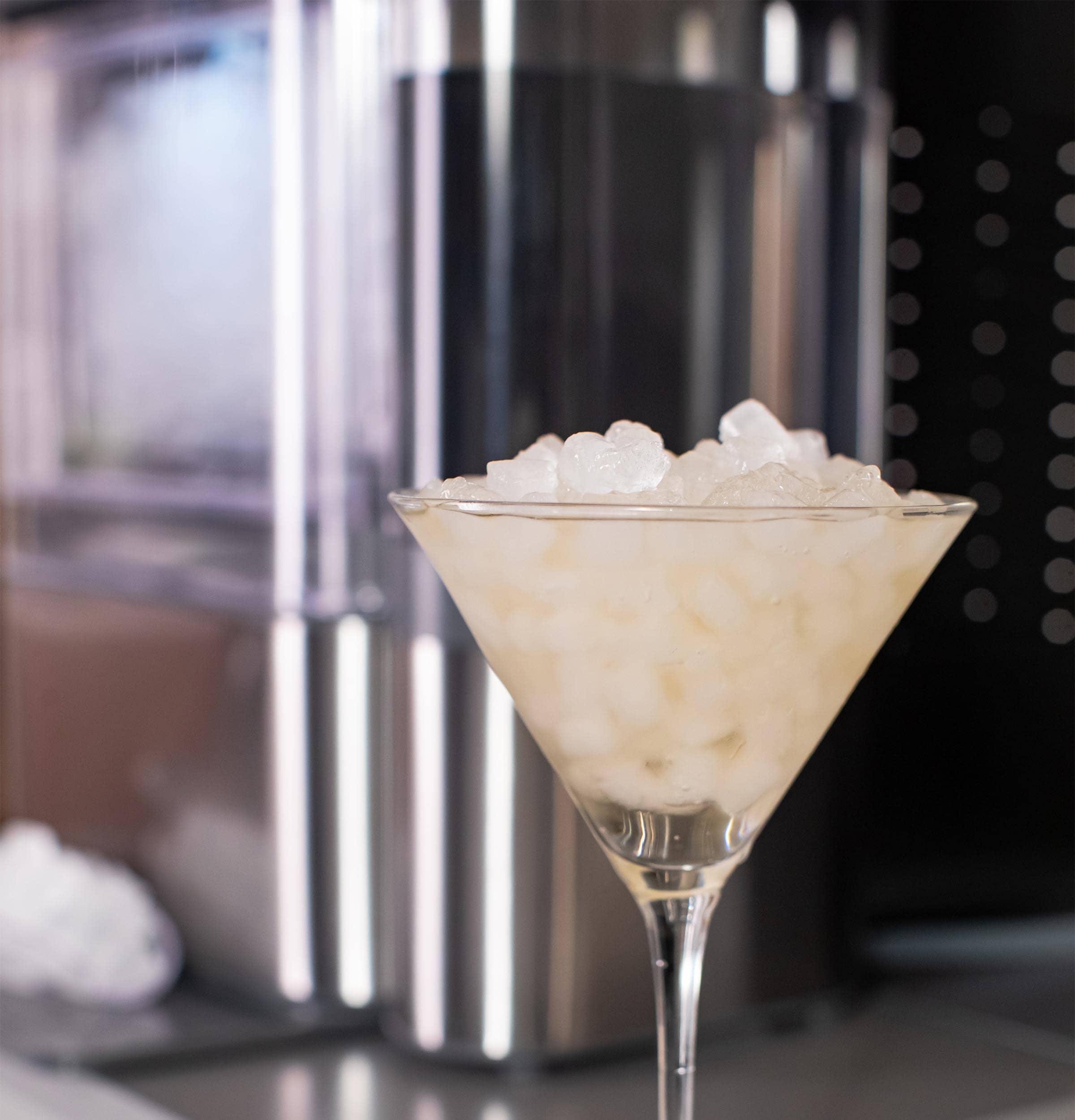 GE Profile Opal 2.0 Ultra Nugget Ice Maker in Stainless Steel