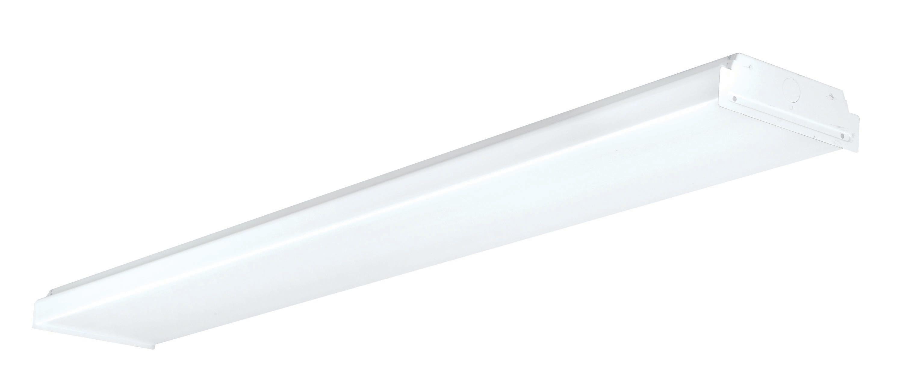 AFX  Wrap 36W White LED Flush Mount with Frosted Clear Diffuser 0-10V Dimmer