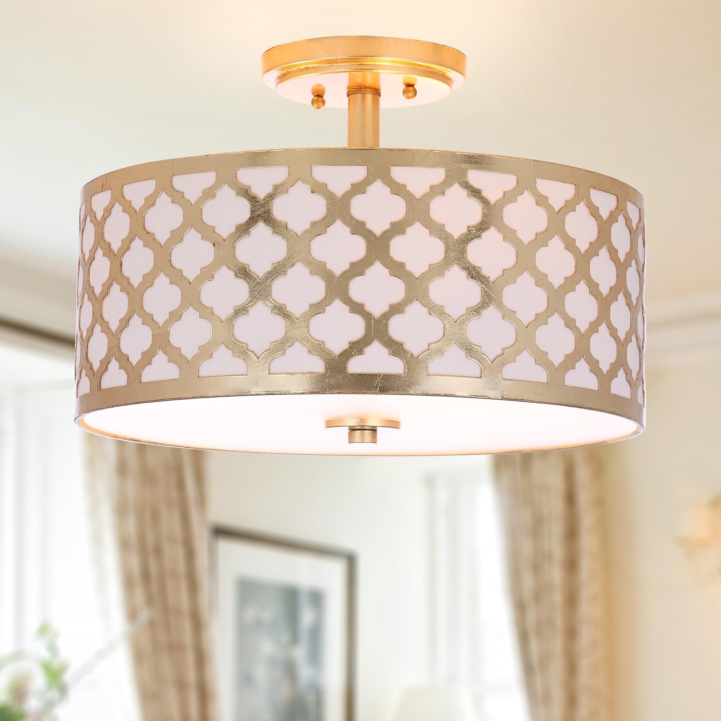 Kora Flush Mount - FLU4000 - Gold - Safavieh