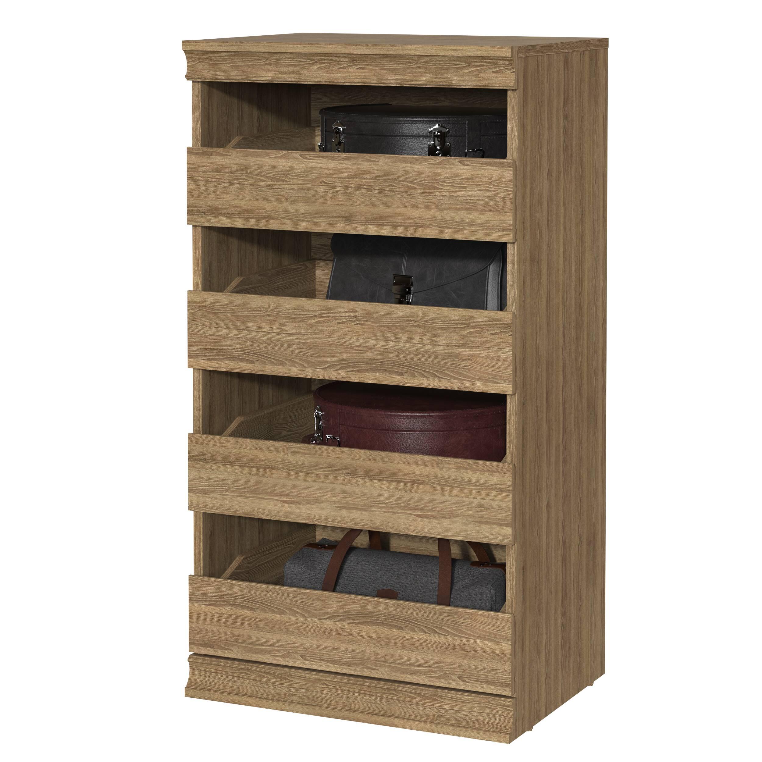 Modular Storage 21.38" W Drawer Unit with 4 Drawers