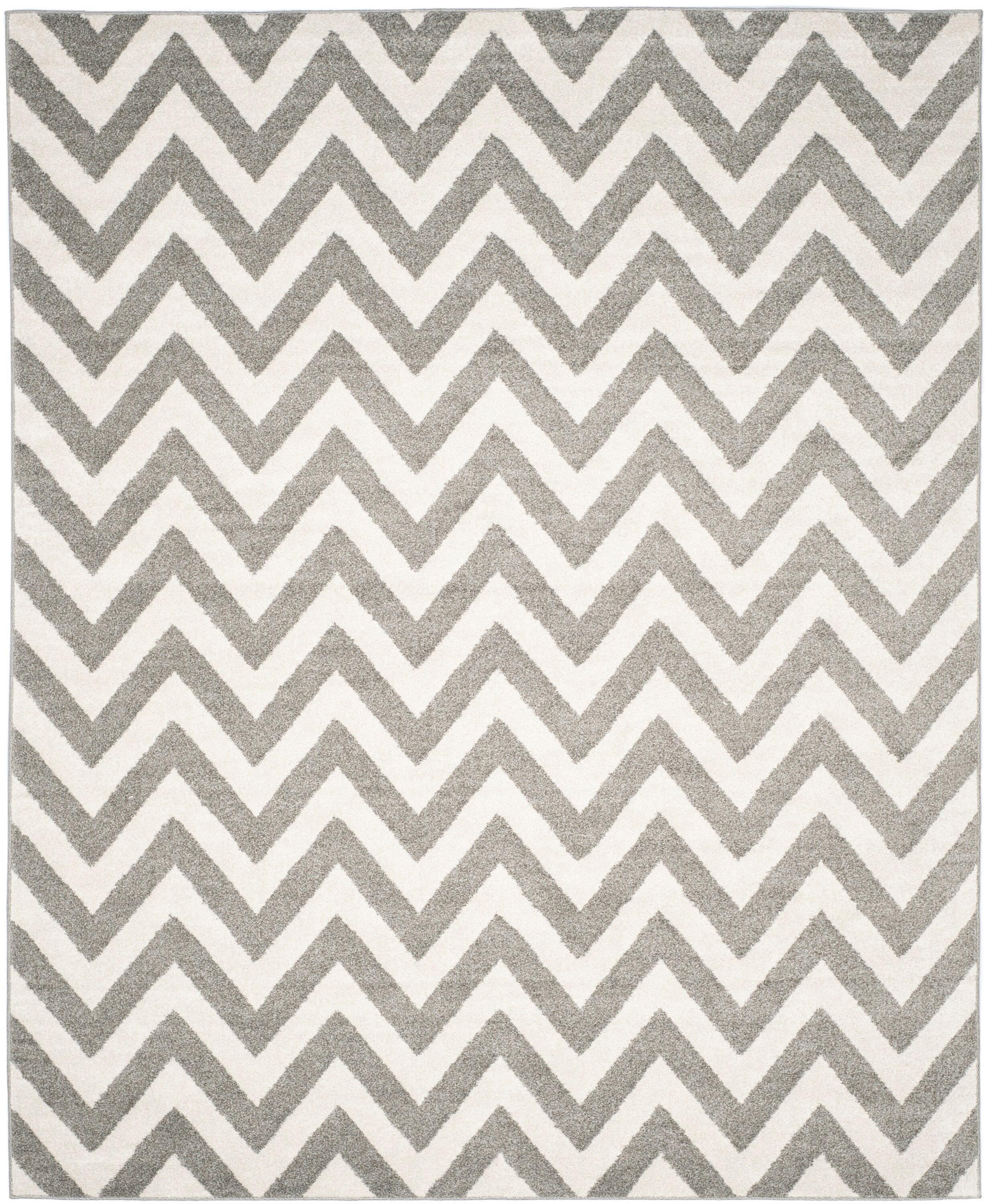 Amherst AMT419 Power Loomed Indoor Area Rug - Dark Grey/Beige - 9'x12' - Safavieh