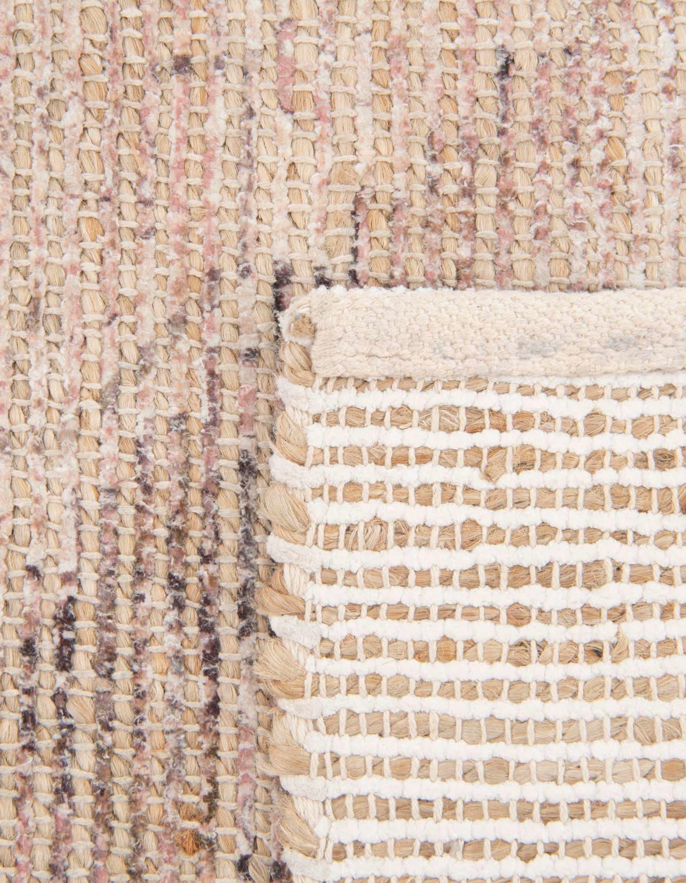 Unique Loom 2' 2 x 6' 1 Chenille Jute  Runner Rug