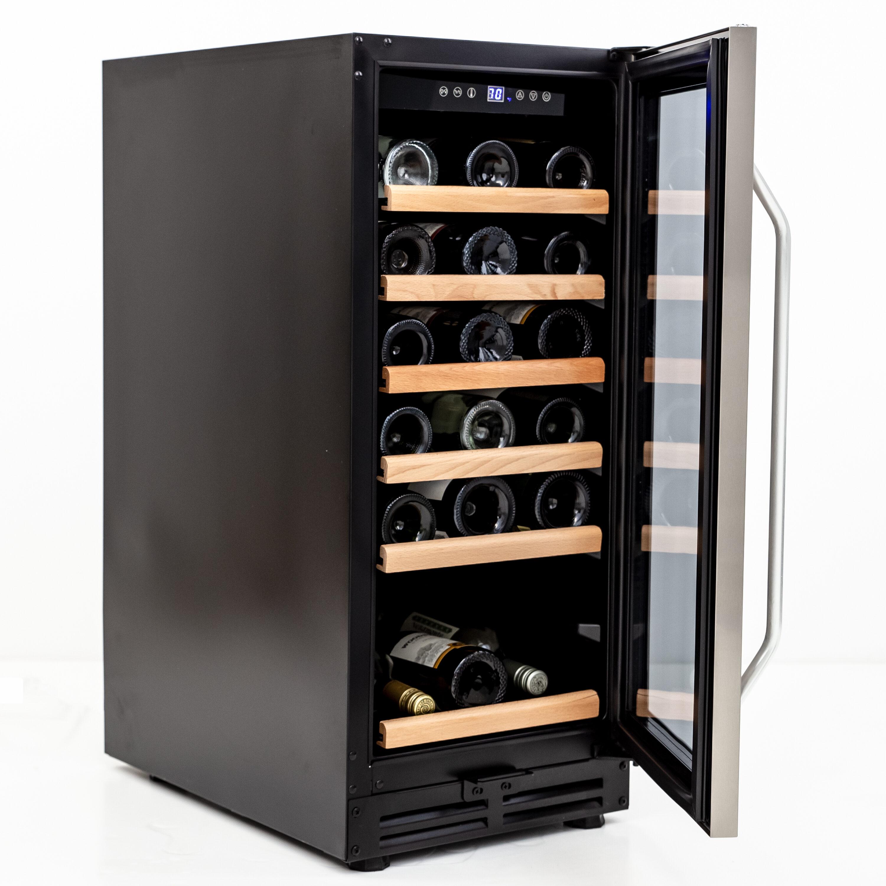 30 Bottle Wine Chiller, Black