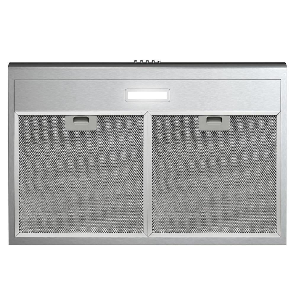 Streamline Giovanni 30" 80 Cubic Feet Per Minute Convertible Under Cabinet Range Hood with Mesh Filter and Light Included