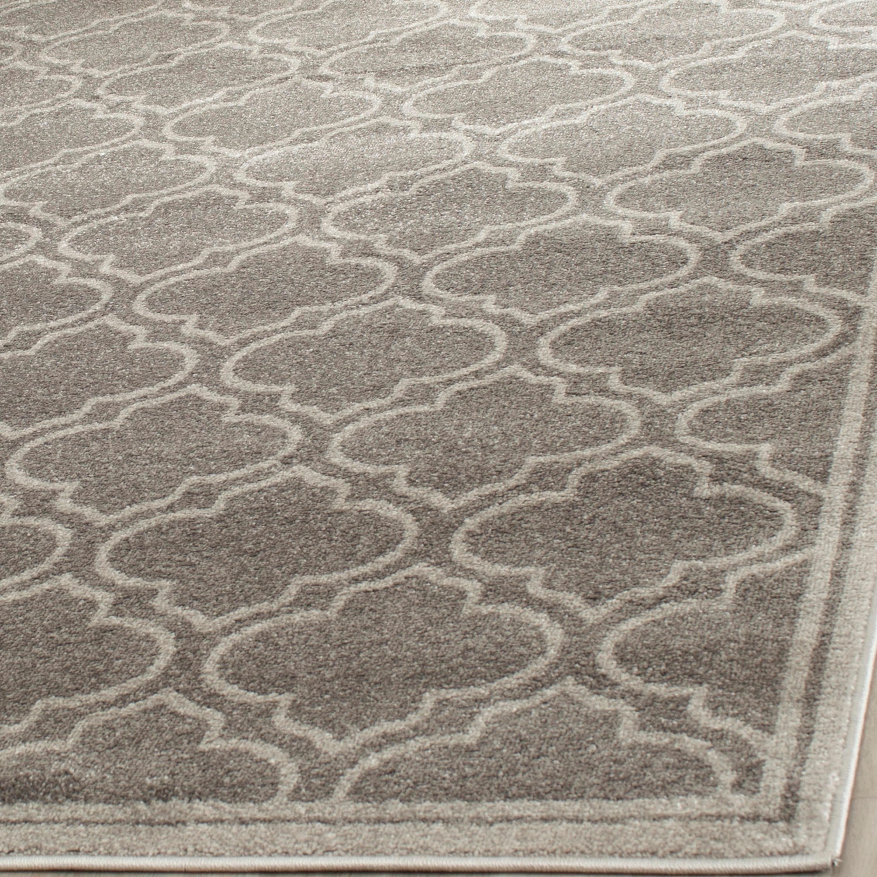 Amherst AMT412 Power Loomed Area Rug - Grey/Light Grey - 4'x6' - Safavieh.