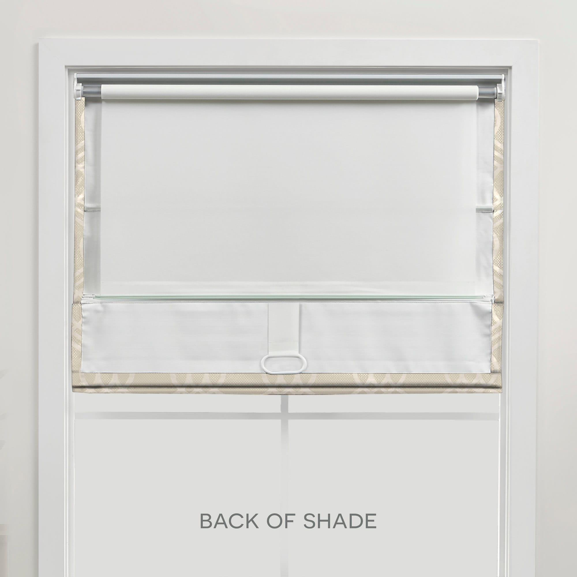 Amalgamated Textiles Exclusive Home Prague Trellis 100% Blackout Roman Shade