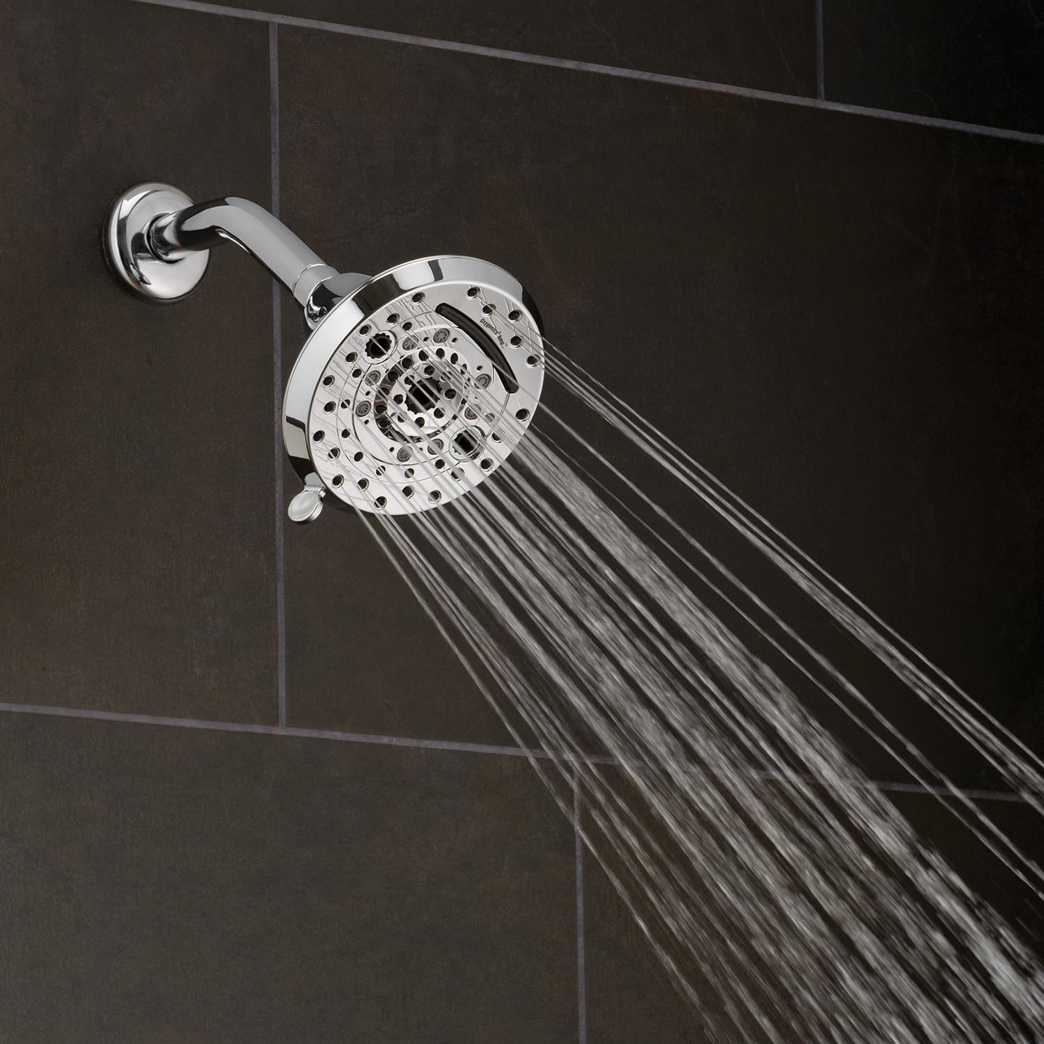 Oxygenics Amp Chrome Fixed Shower Head 1.8-GPM (6.8-LPM)