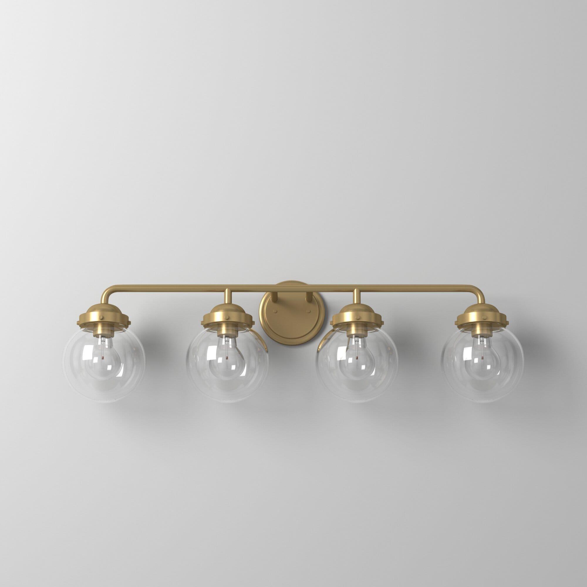 Designers Fountain - Four Light Bathroom Fixture - Knoll - Four Light Bath Bar