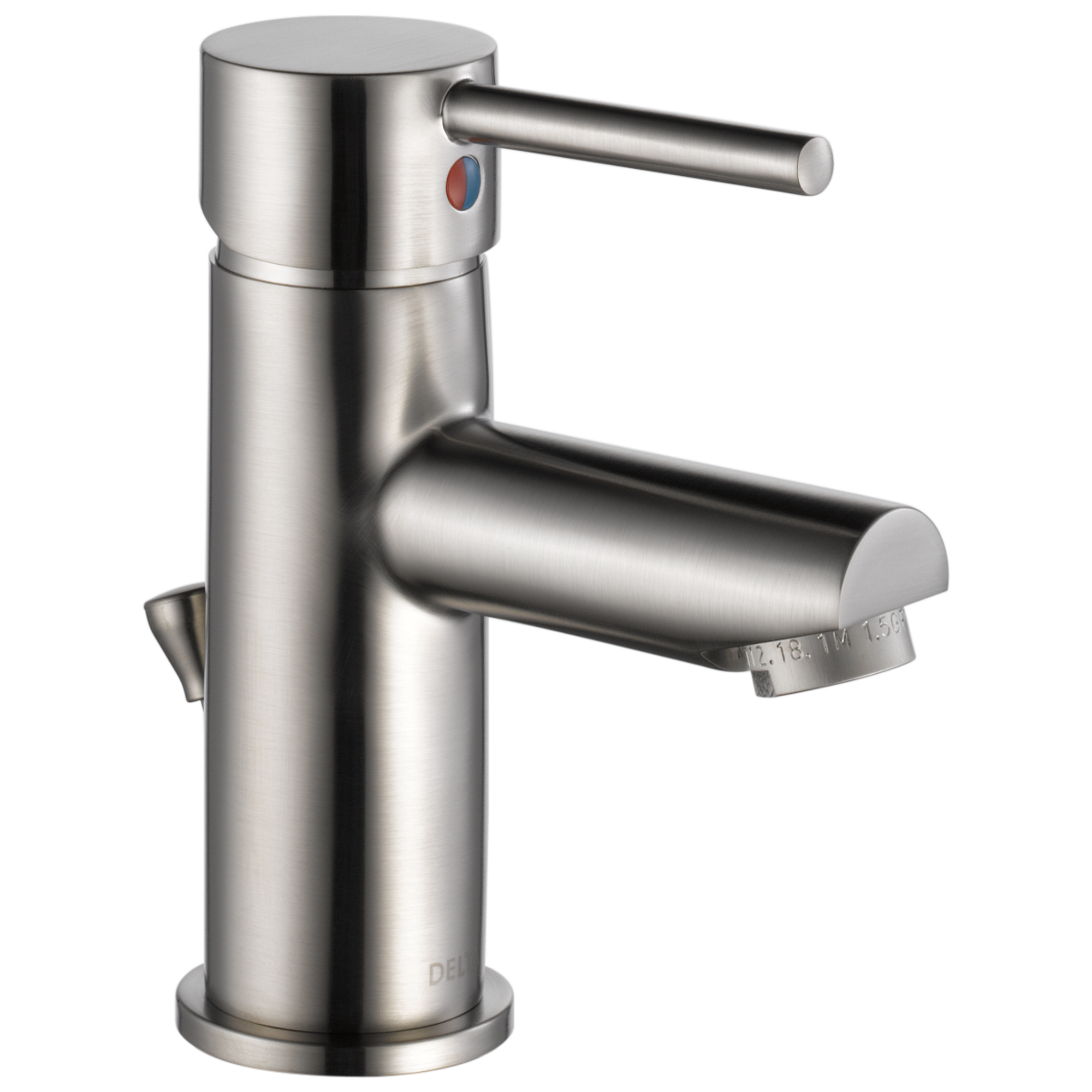 Trinsic Single Hole Bathroom Faucet with Drain Assembly, Single Handle Bathroom Sink Faucet