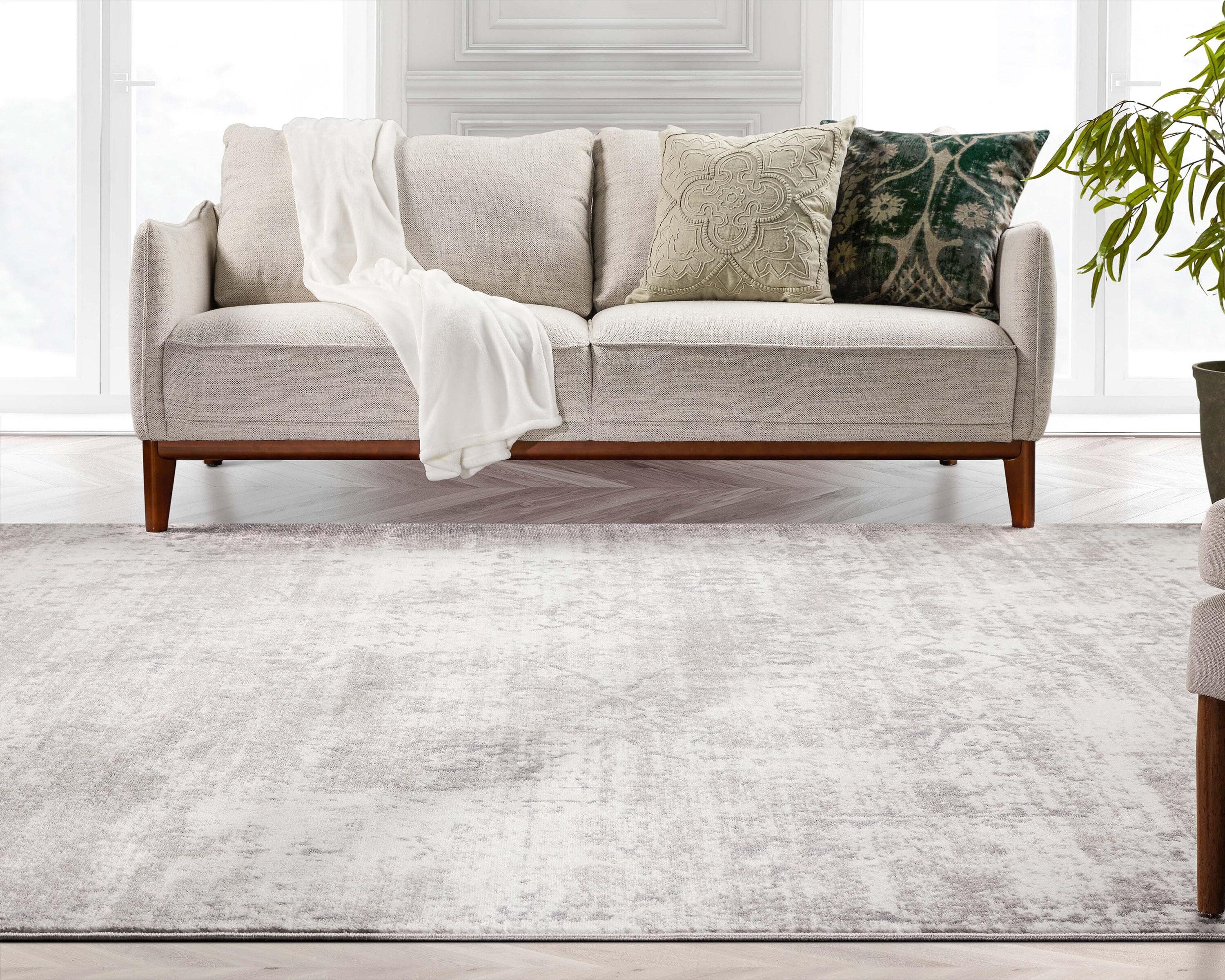Vintage Oriental Ivory Area Rug
