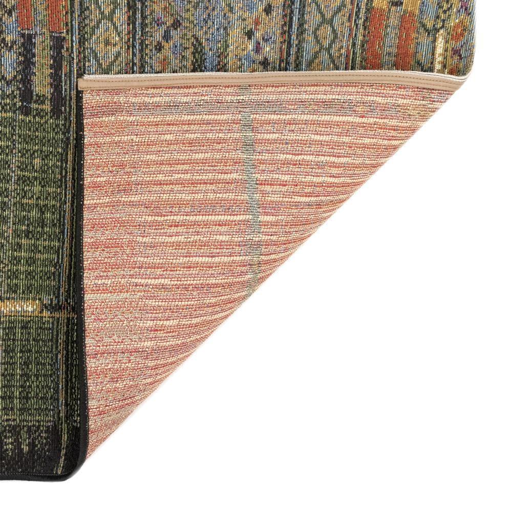 Liora Manne Marina Stripe Indoor/Outdoor Rug Green 6'6" x 9'4"