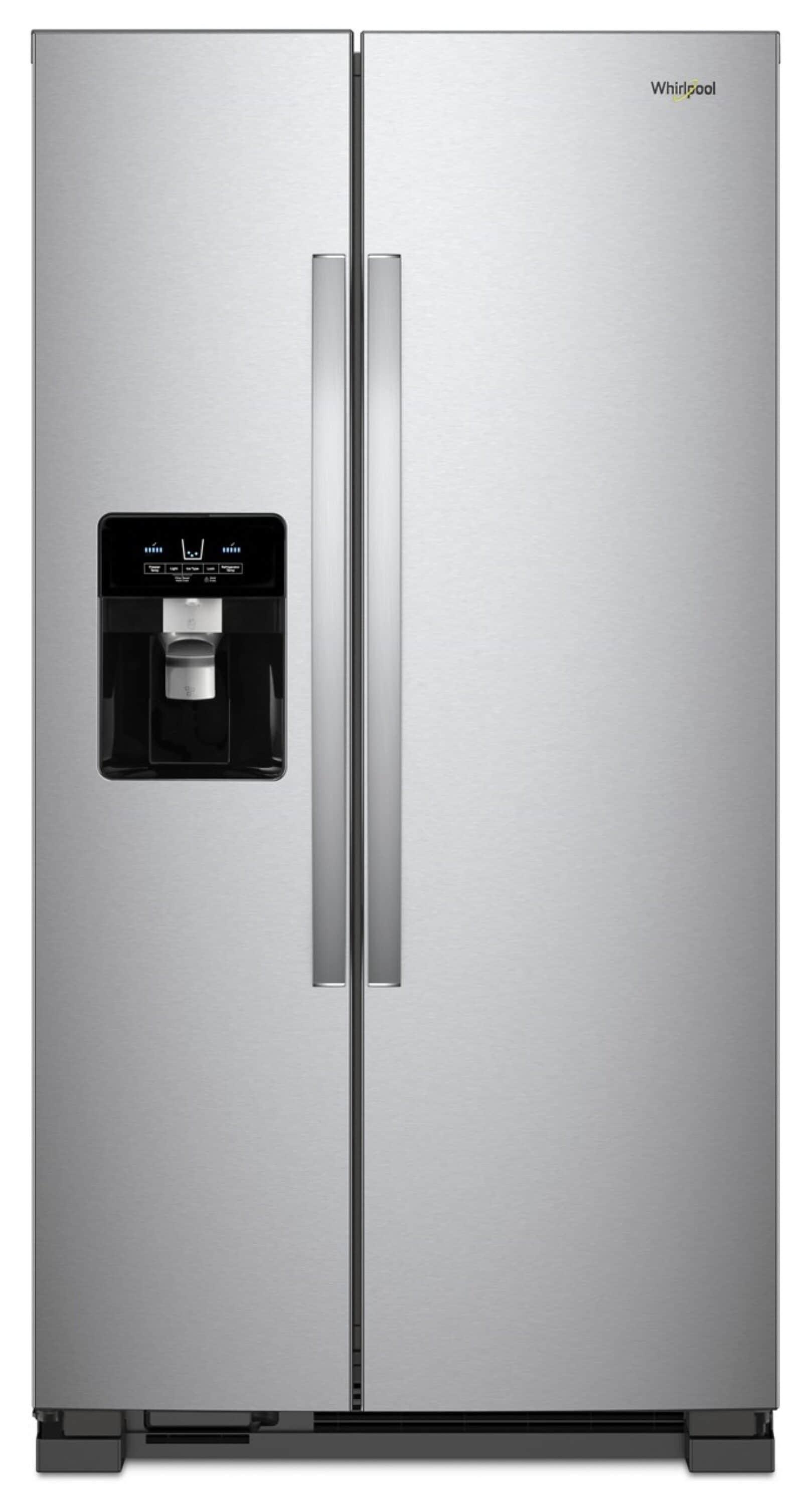 Whirlpool WRS321SDHZ 21 Cu. Ft. Stainless Side-by-Side Refrigerator