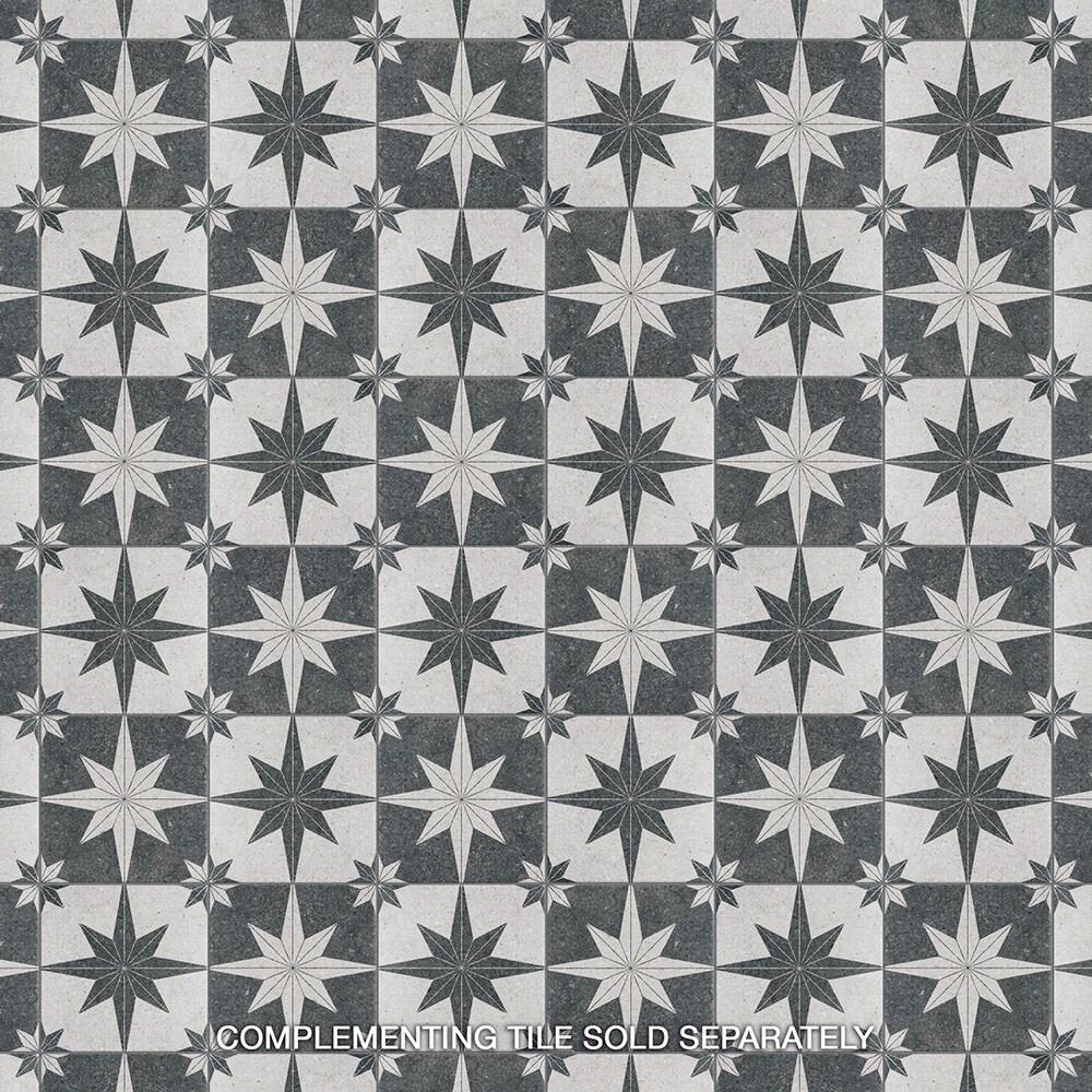 BATCH Tulum Compass 8" x 8" Patterned Wall & Floor Tile
