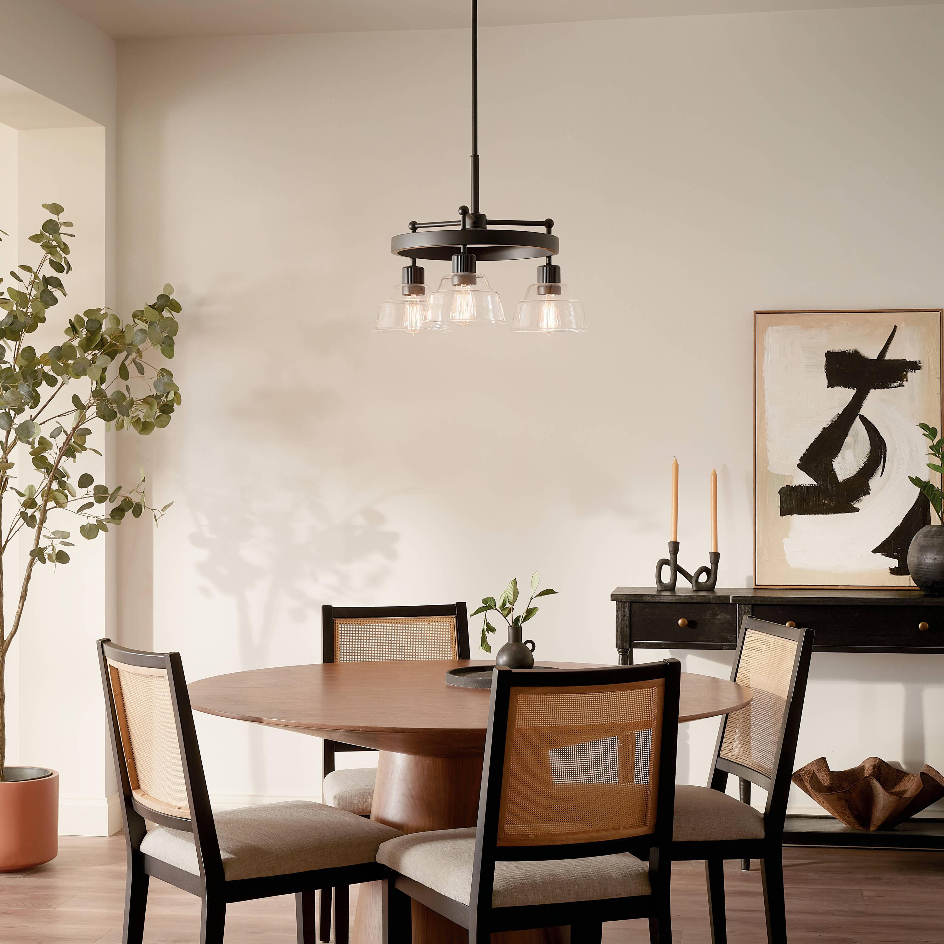 Kichler Lighting Eastmont 3 - Light Chandelier in  Black
