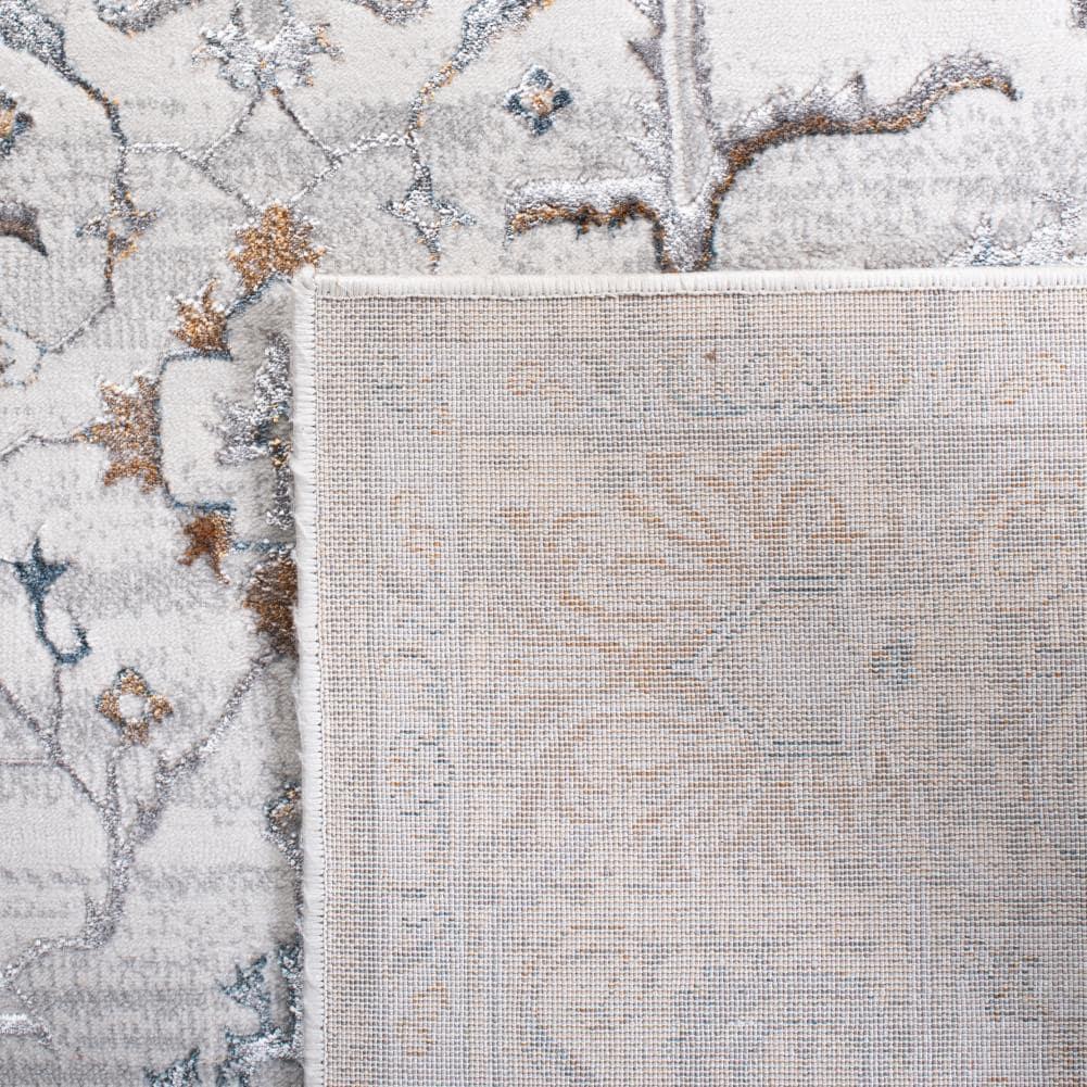 Isabella ISA936 Power Loomed Area Rug - Light Grey/Grey - 4'x6' - Safavieh.