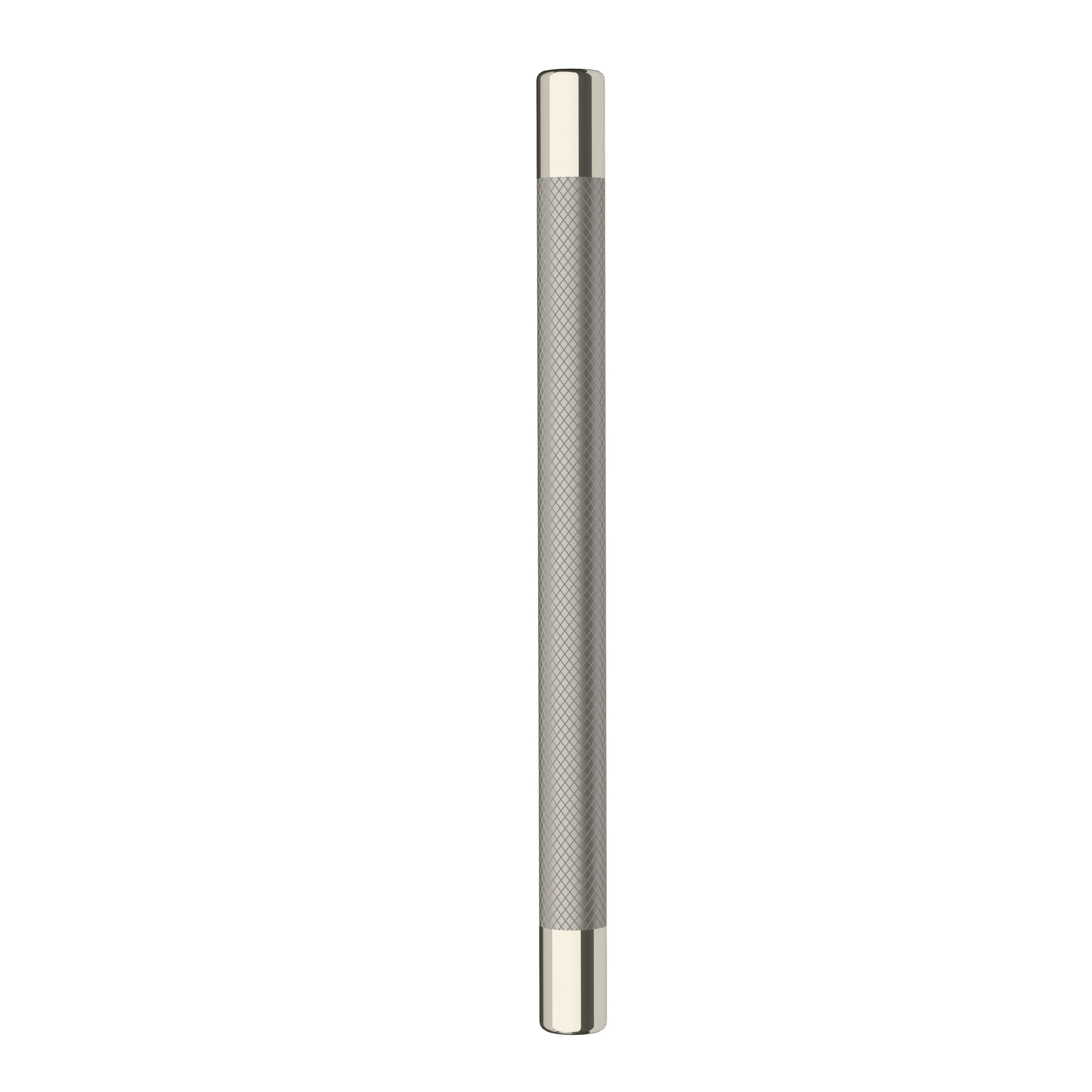 Amerock Esquire 8 inch (203mm) Center-to-Center Polished Nickel/Stainless Steel Cabinet Pull