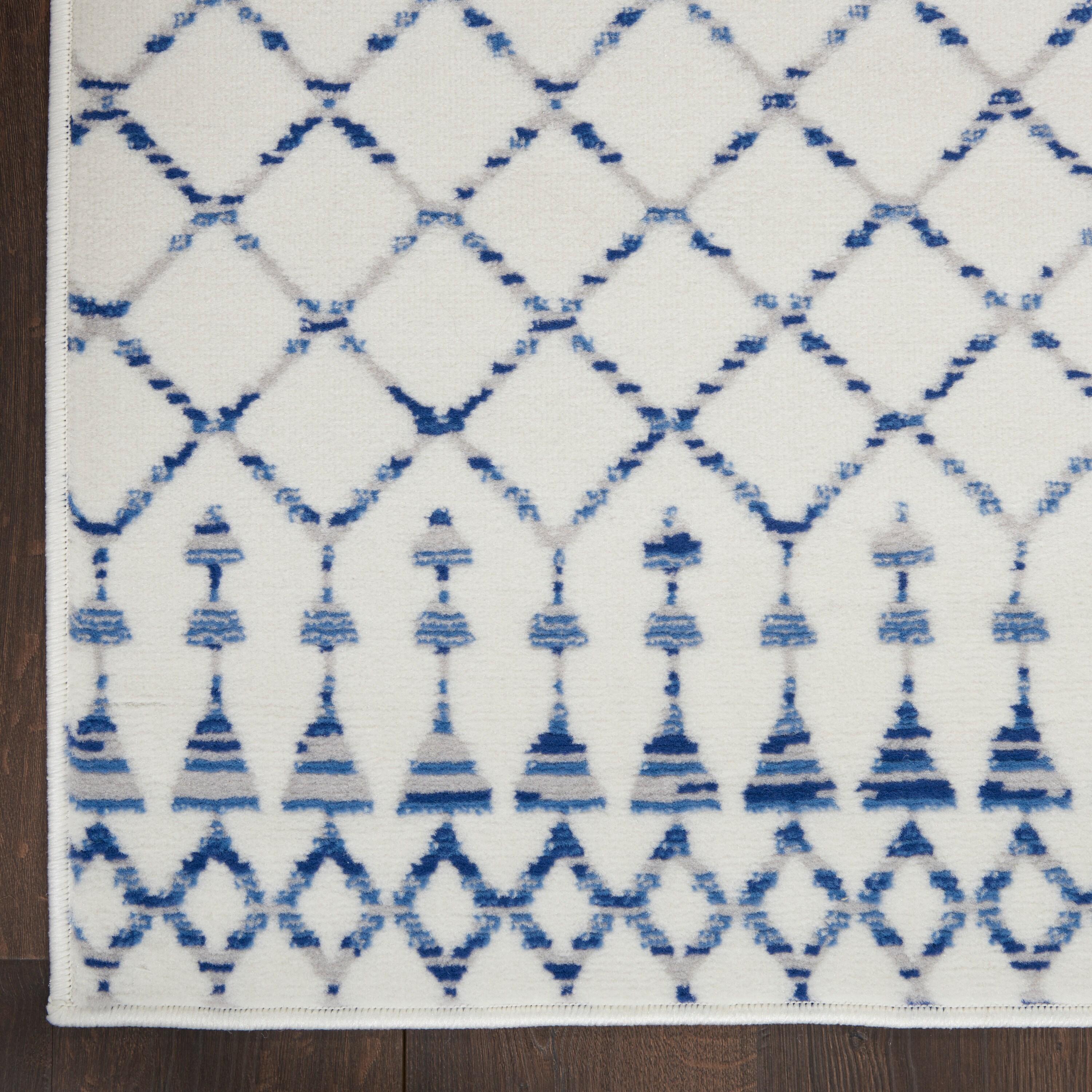 Nourison Whimsicle WHS02 Indoor only Area Rug - Ivory 6' x 9'