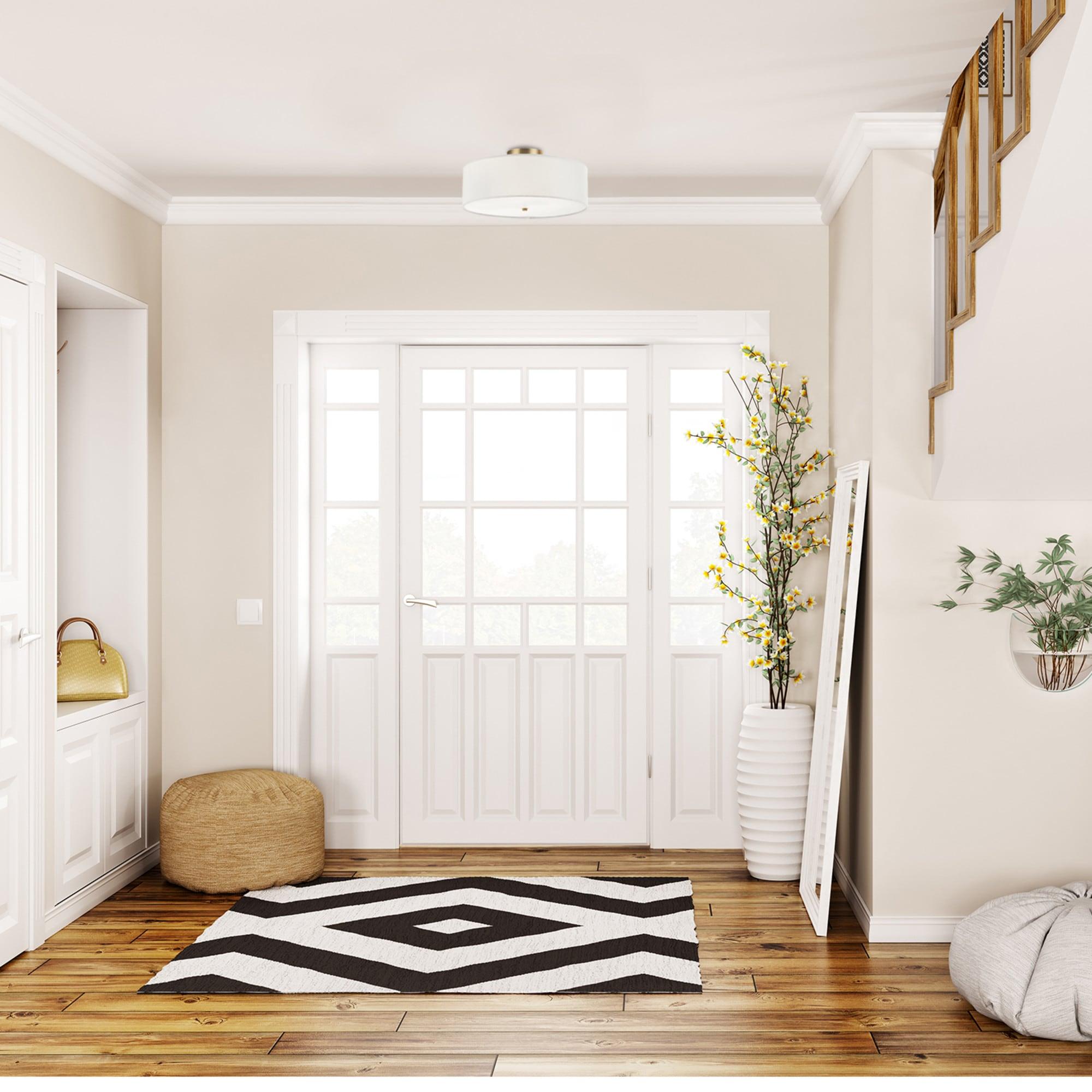 Kyle 2-Light Matte Brass Flush Mount - one size