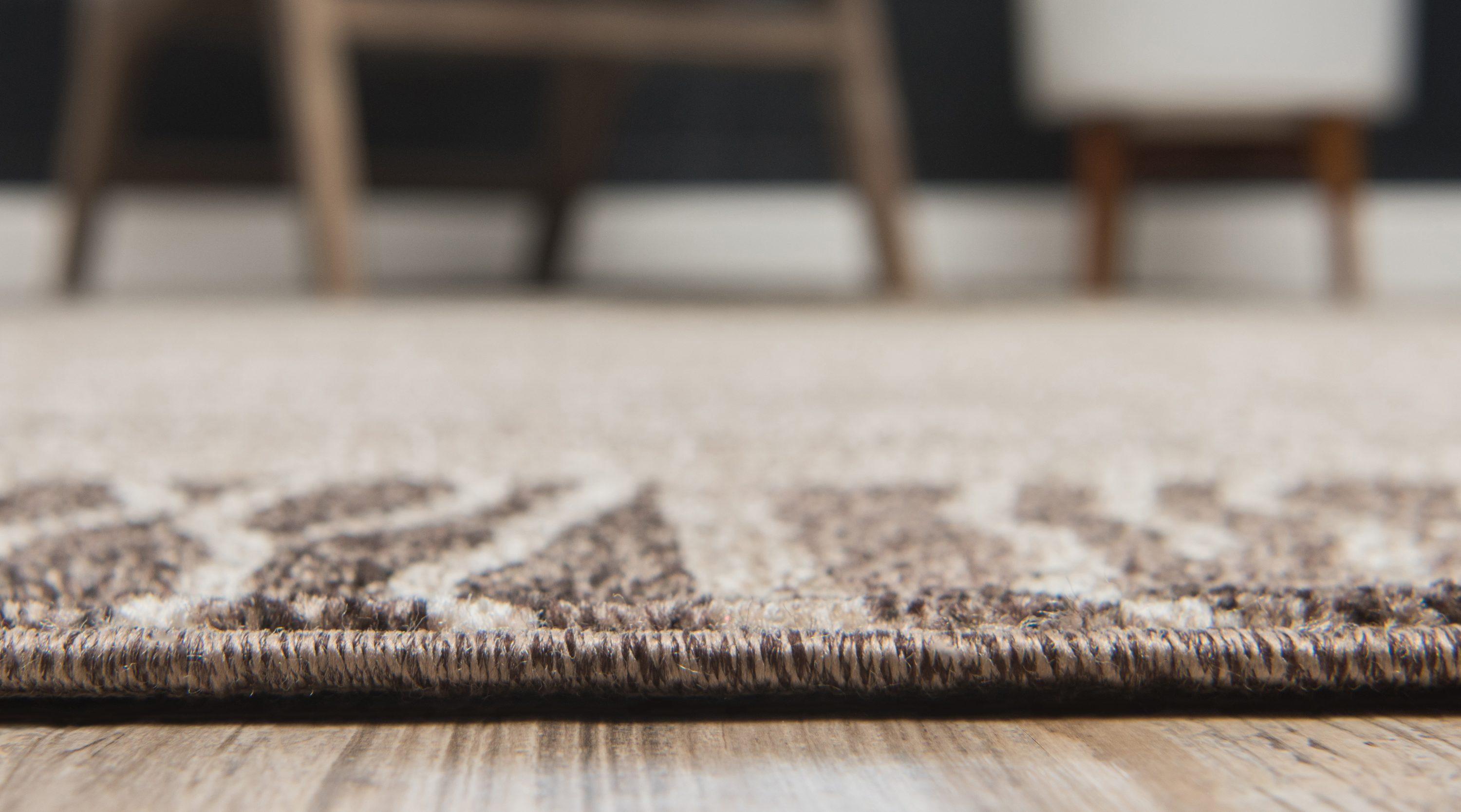 Unique Loom Del Mar Collection Area Rug - Sarah (2' 2" x 3' 1" Rectangle Dark Beige/Brown)