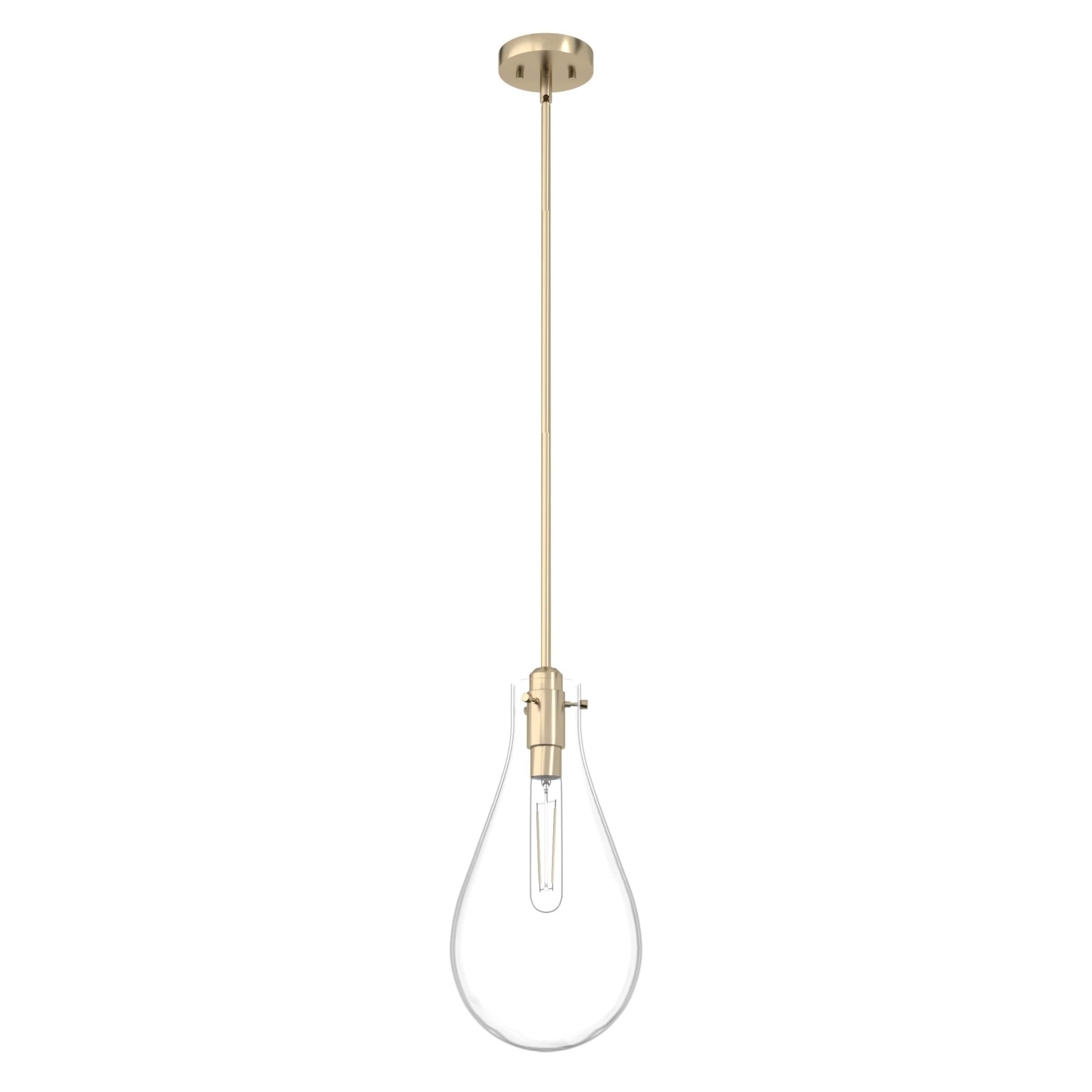 Lundin 1 - Light Single Tear Drop Pendant