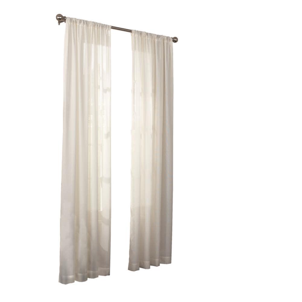 Eclipse Chelsea Polyester Sheer Curtain Single Panel